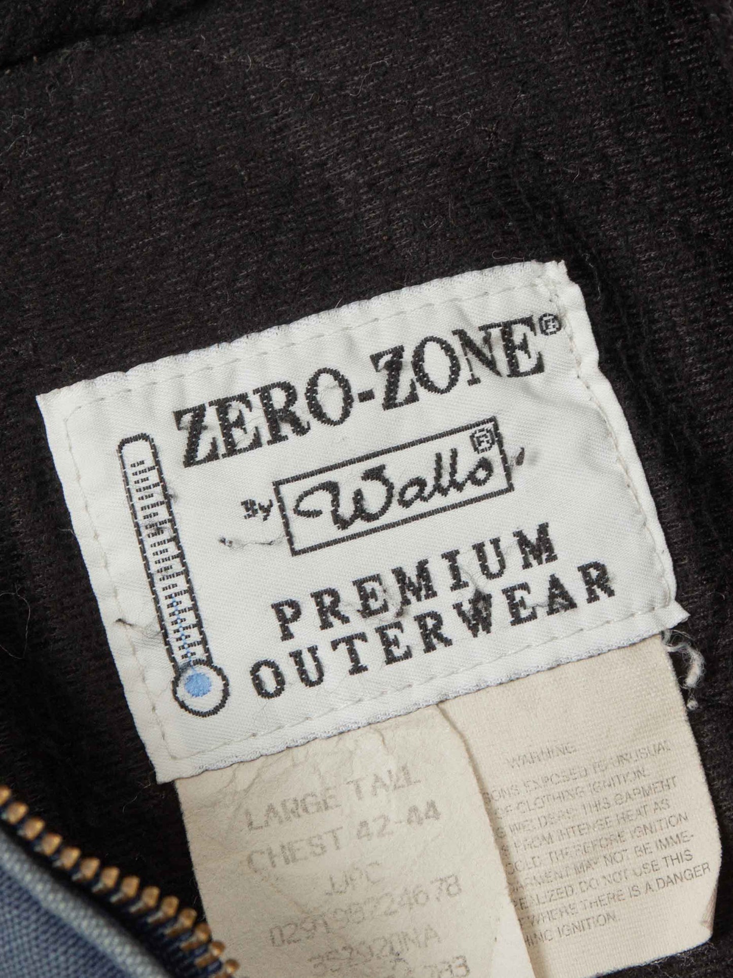 Vtg 1980s Faded Walls Hooded Canvas Jacket (M/L)
