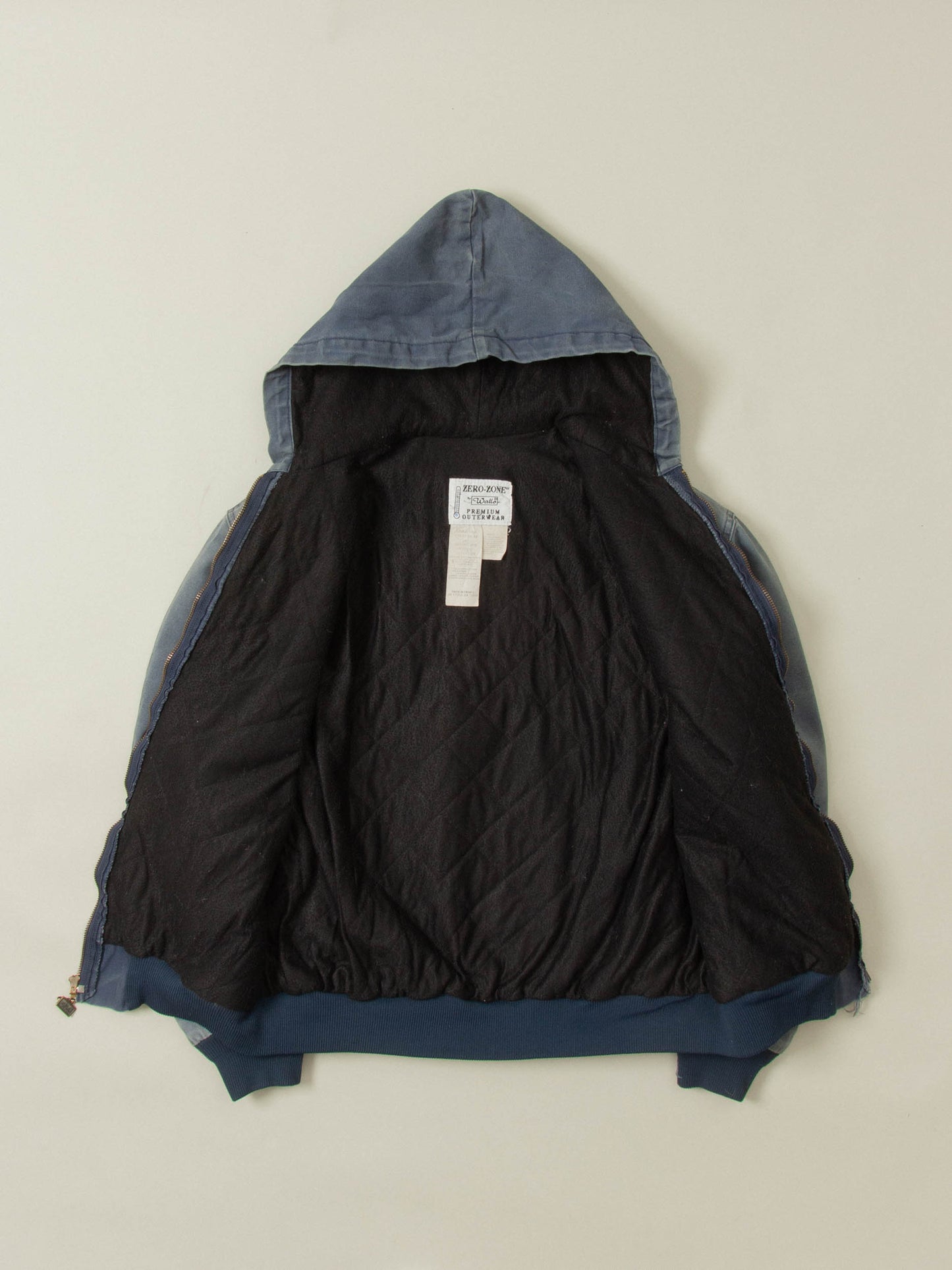 Vtg 1980s Faded Walls Hooded Canvas Jacket (M/L)
