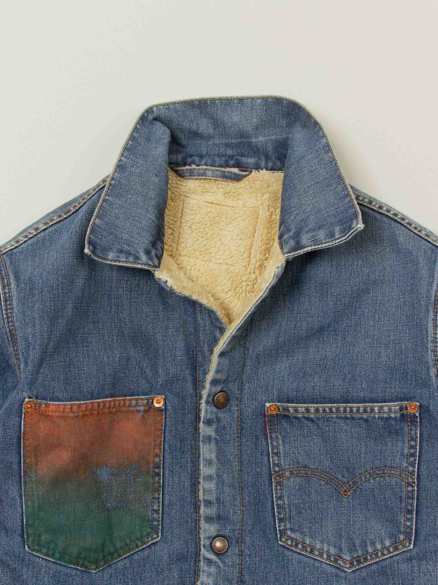 Vtg 1970s Lined Levi's Denim Jacket (S/M)