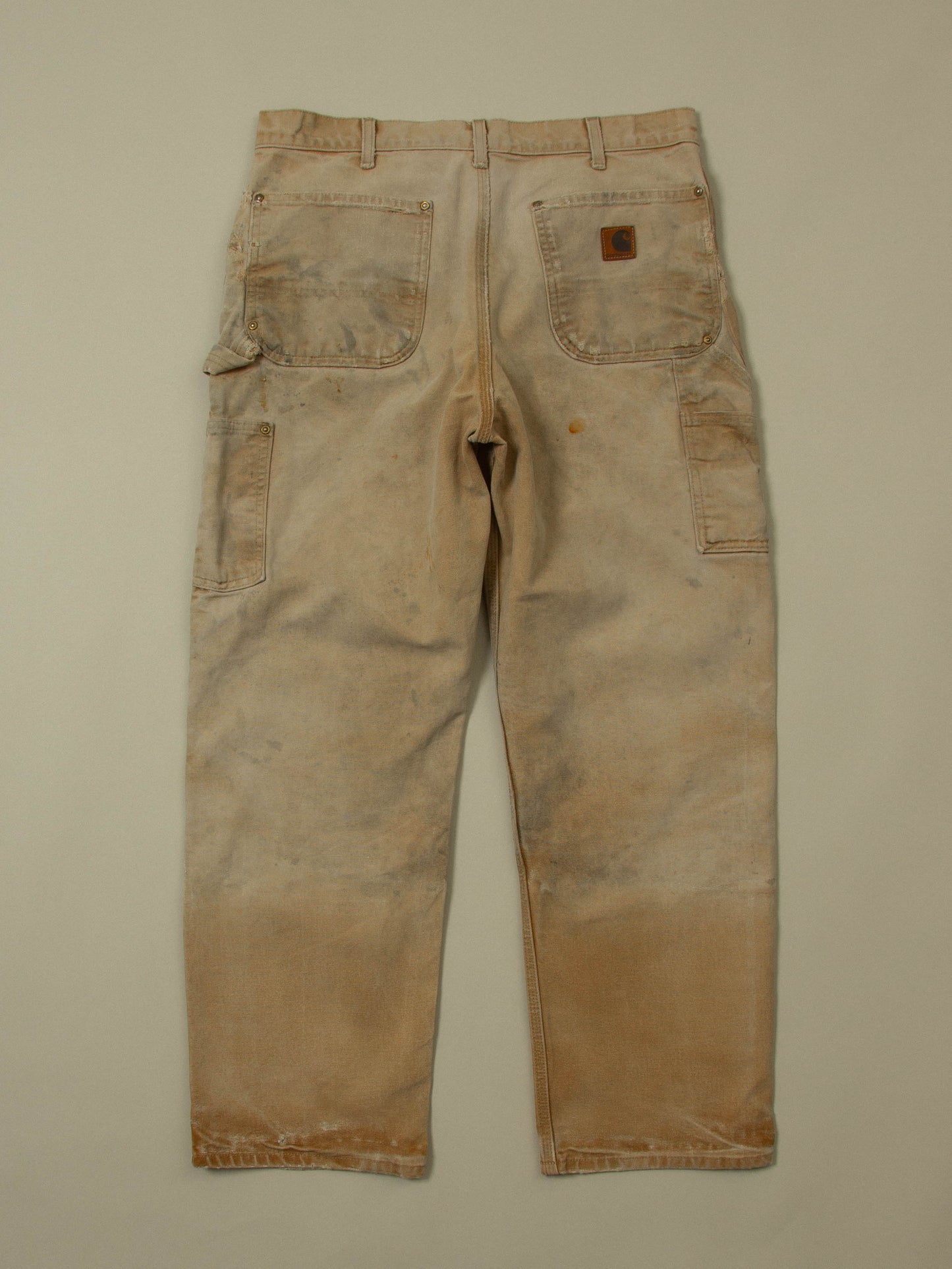 Vtg 1990s Carhartt Double Knee Carpenter Trousers - Made in USA (34x30)
