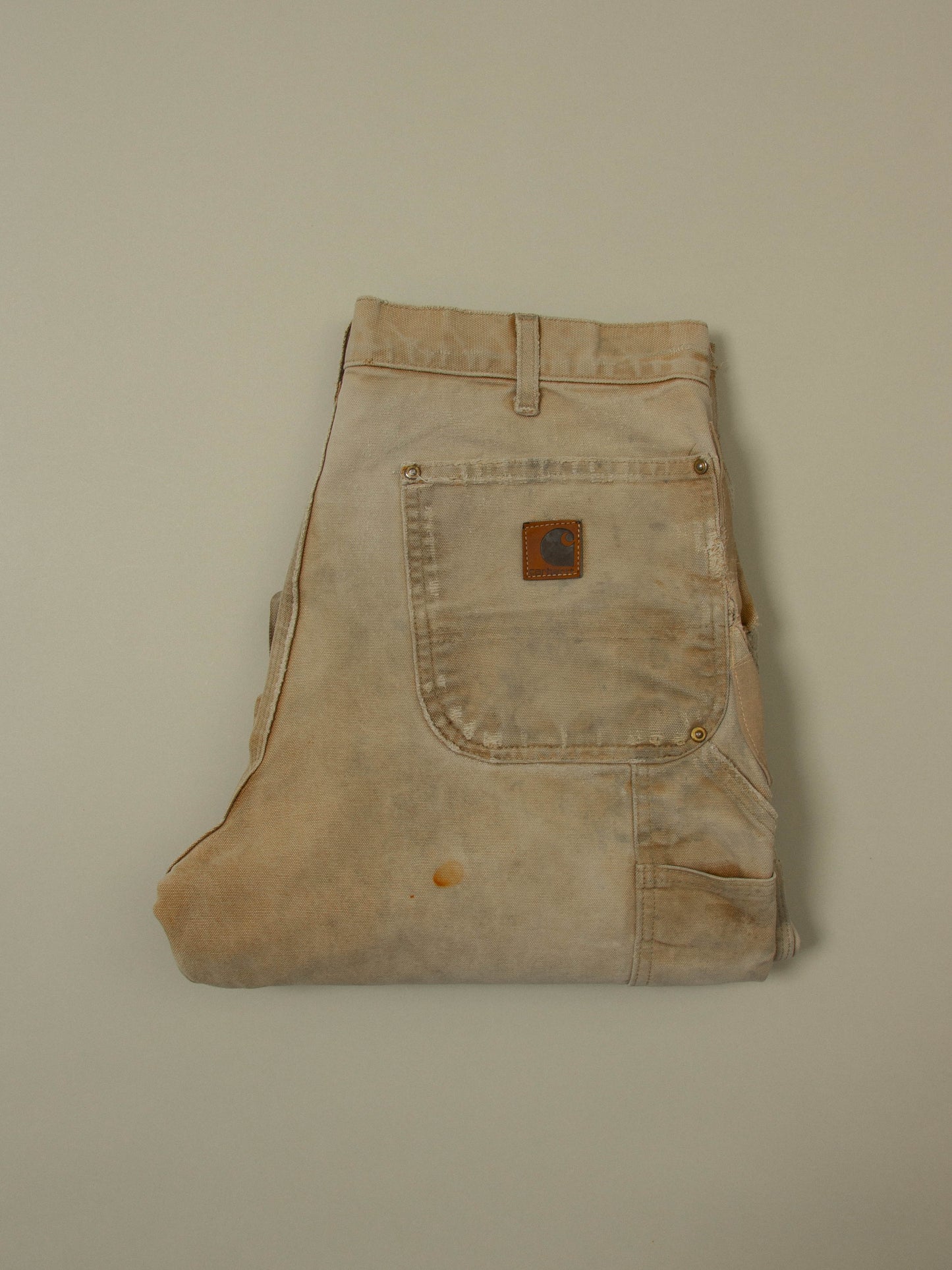 Vtg 1990s Carhartt Double Knee Carpenter Trousers - Made in USA (34x30)