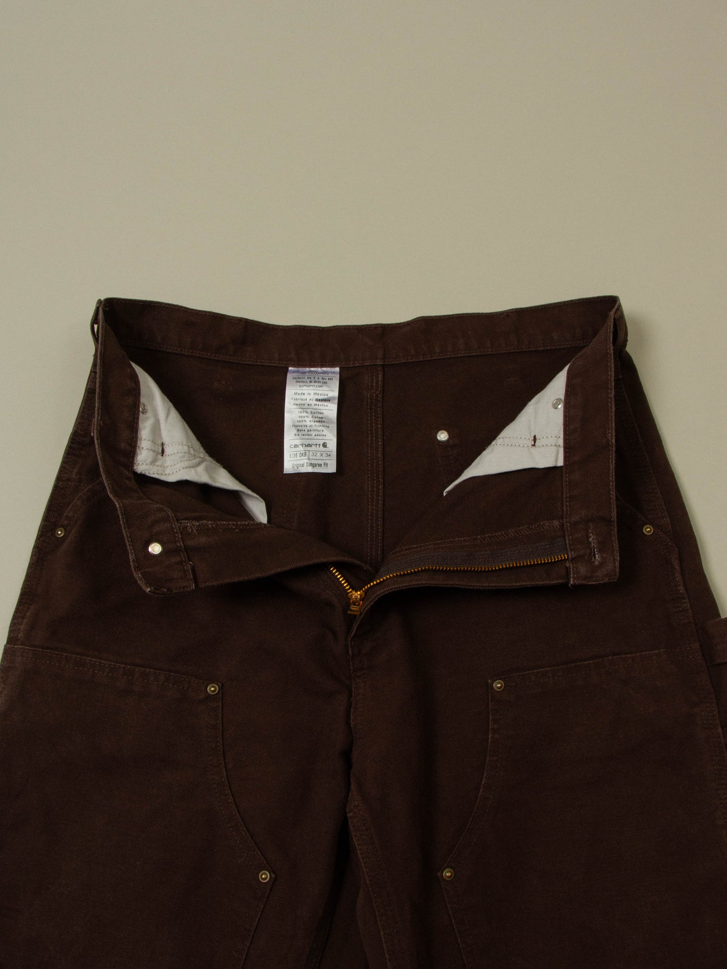 Vtg 1990s Carhartt Double Knee Trousers (34x35)