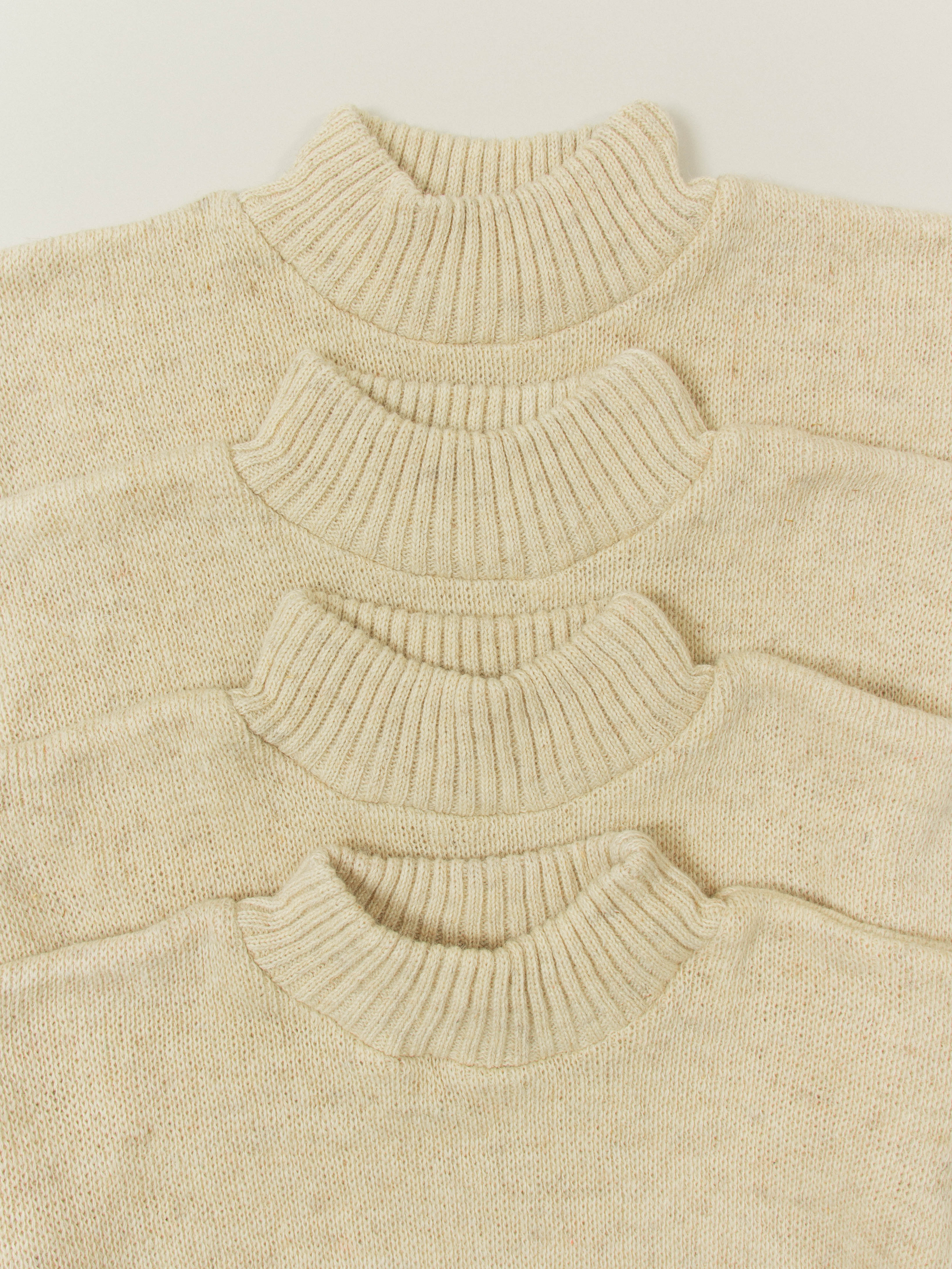Deadstock 1980s Russian Army Turtleneck Wool Sweater – Broadway & Sons