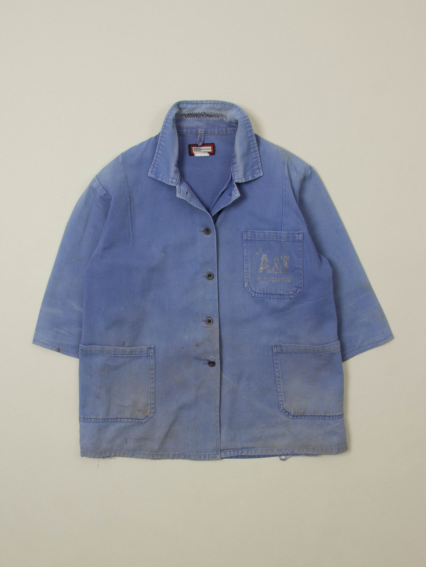 Vtg 1970s Faded Workwear Shirt (Women's S/M)