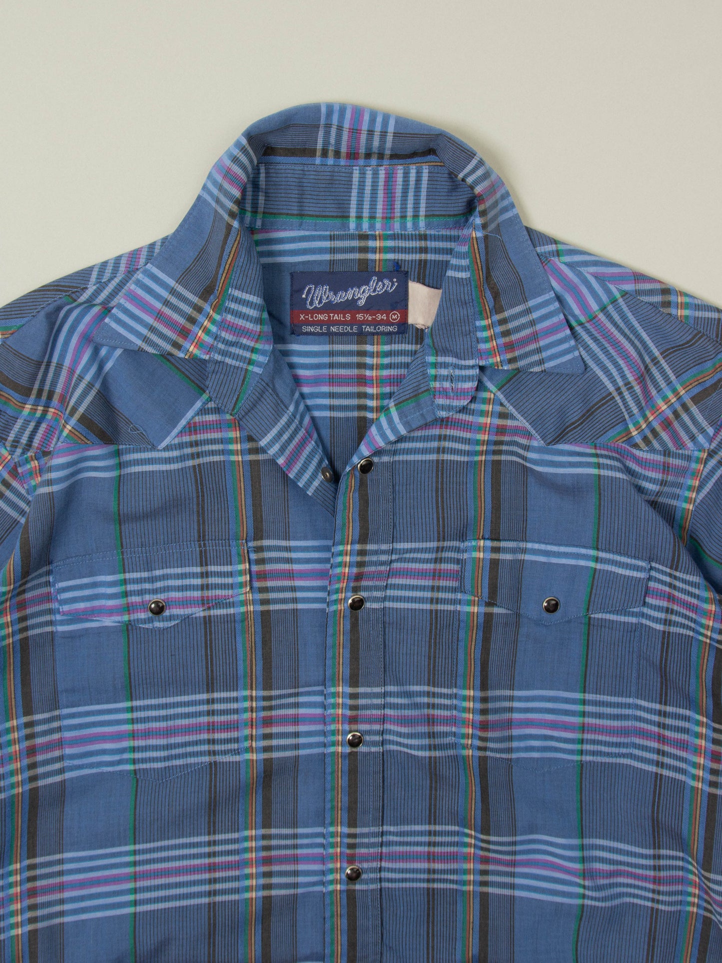 Vtg 1990s Wrangler Western Shirt (M)