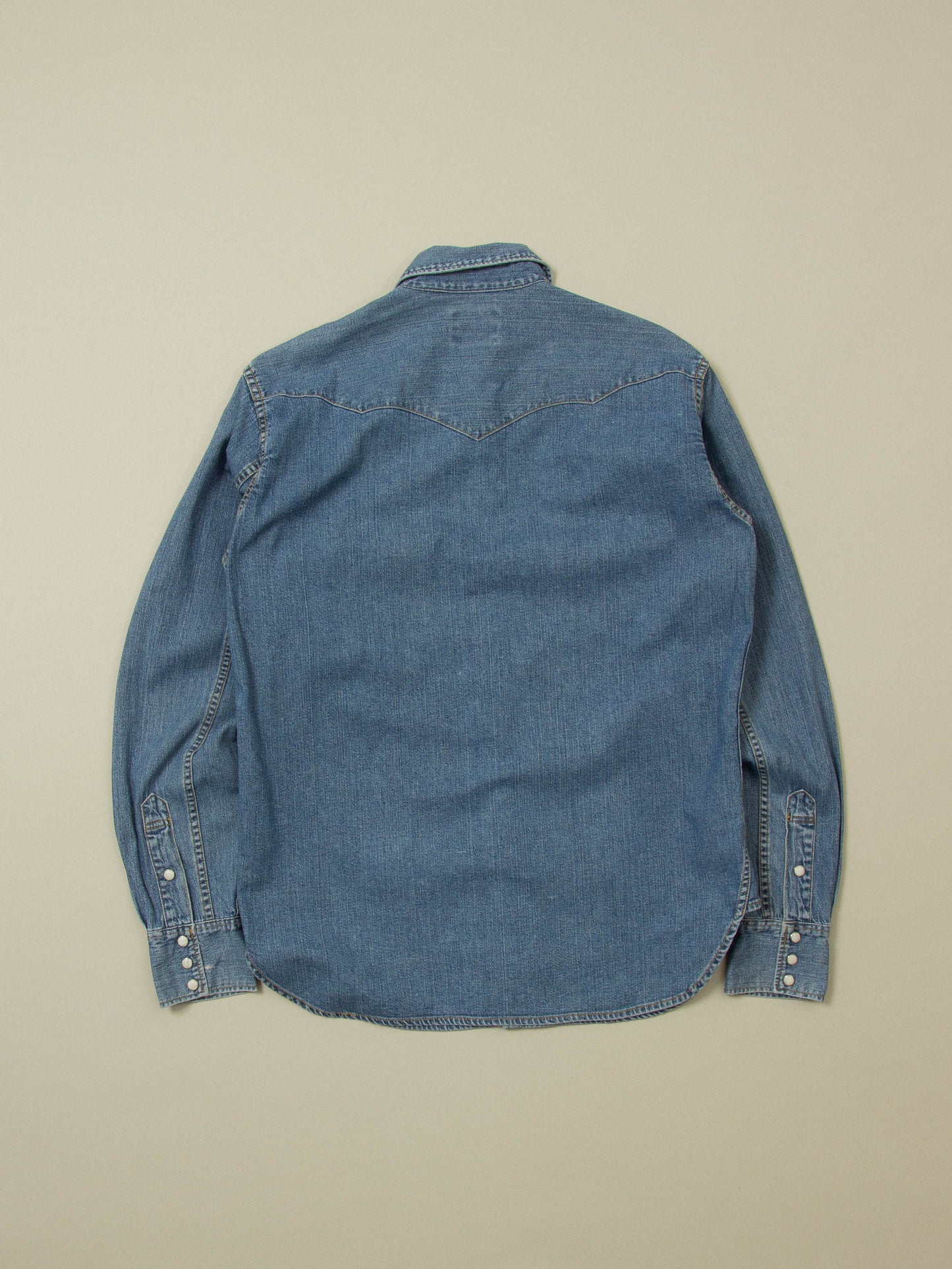 Vtg 1990s Levi's Western Denim Shirt (M)