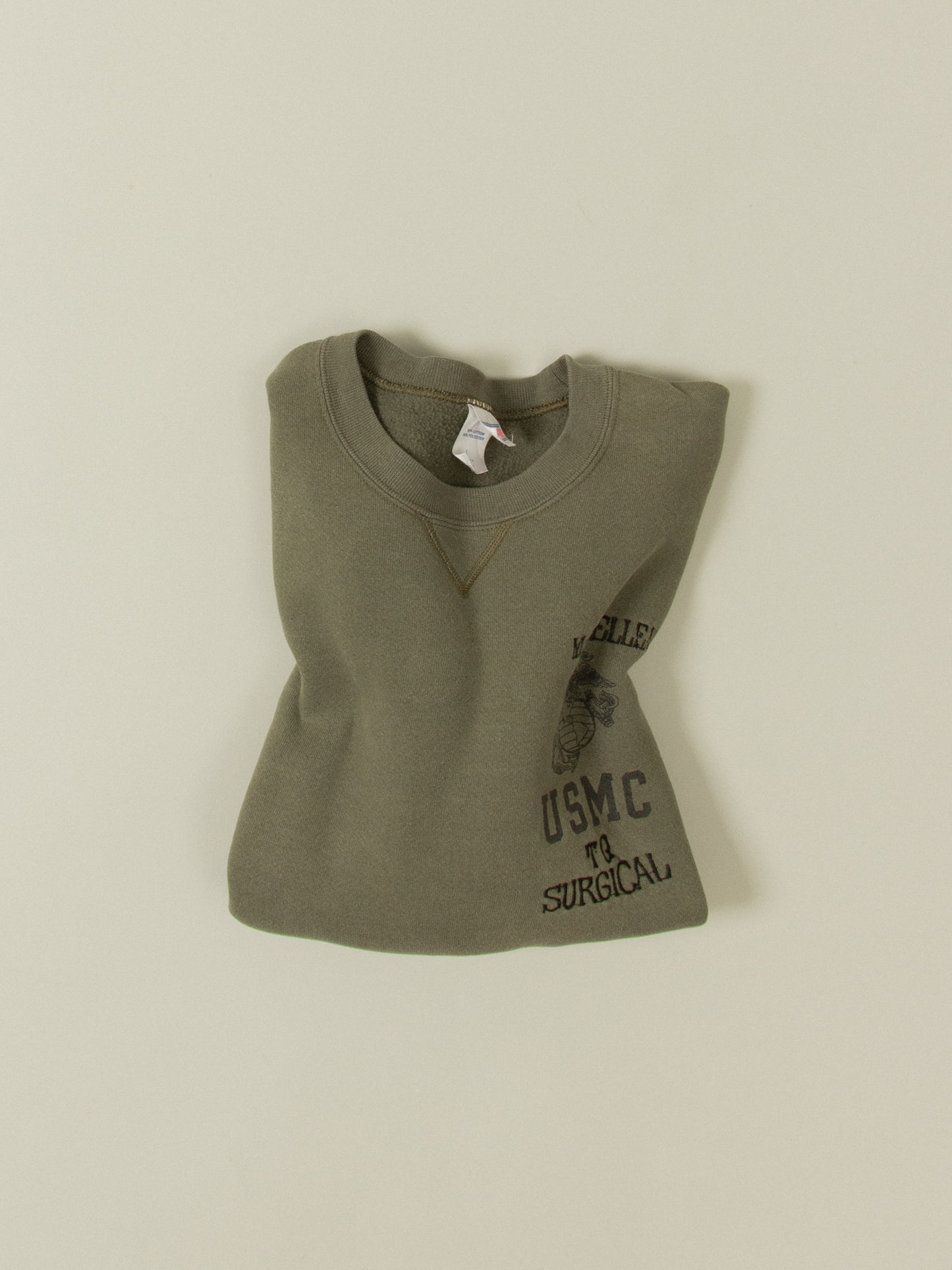Vtg 1990s USMC Embroidered Sweatshirt - Made in USA (L)