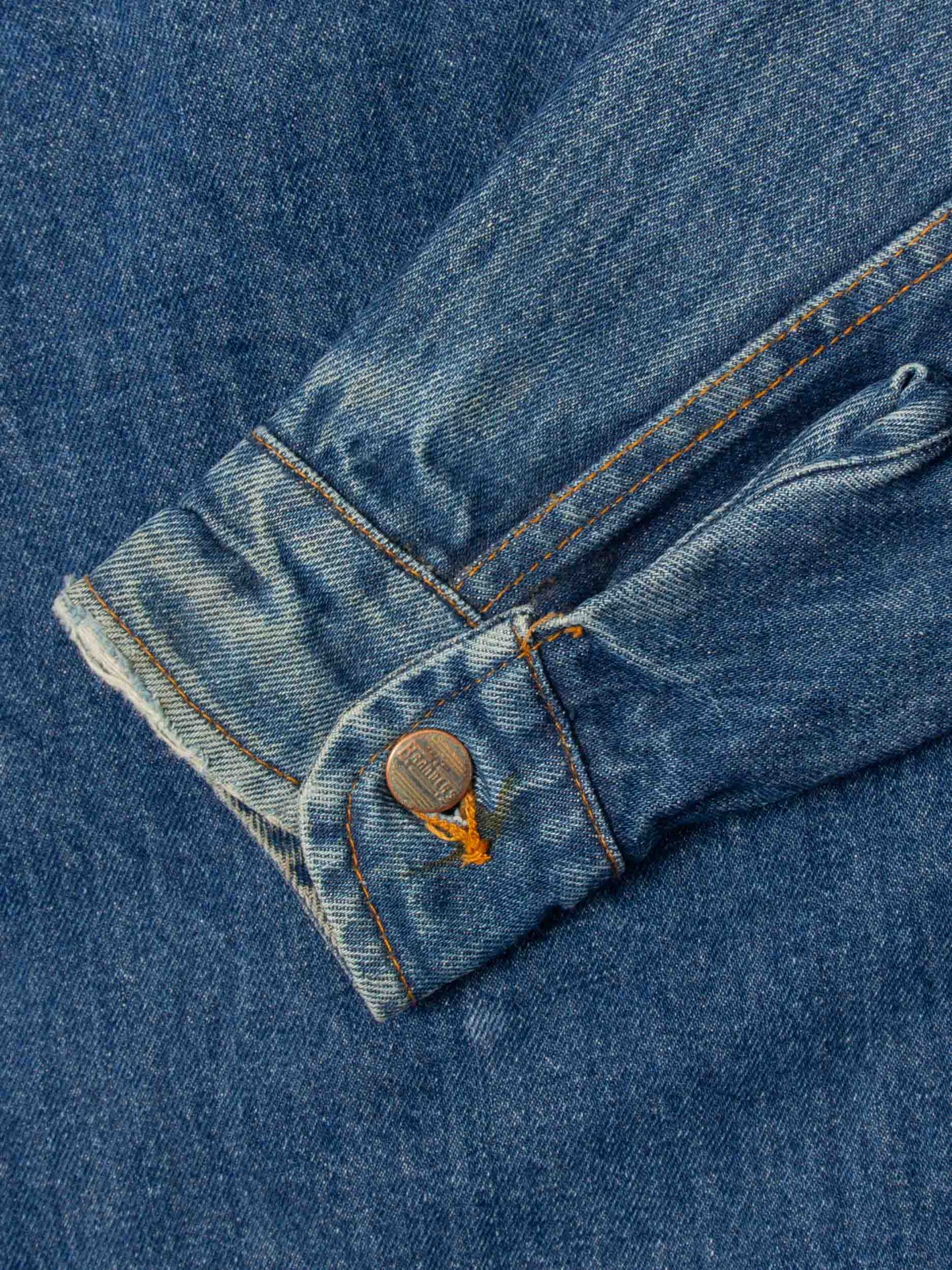 Vtg 1990s Dickies Denim Jacket - Made in USA (M)
