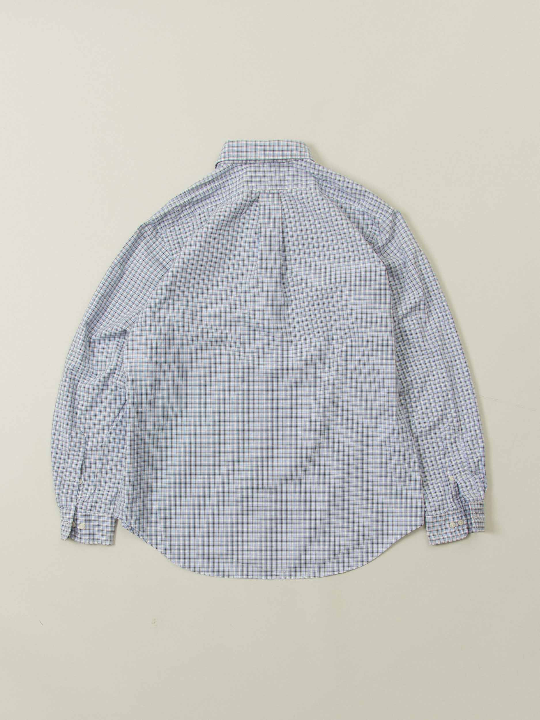 トップス 1990's~ Ralph Lauren MadrasCheck Shirt Ralph Lauren Women Custom Fit Plaid-Check Print Madras Patch