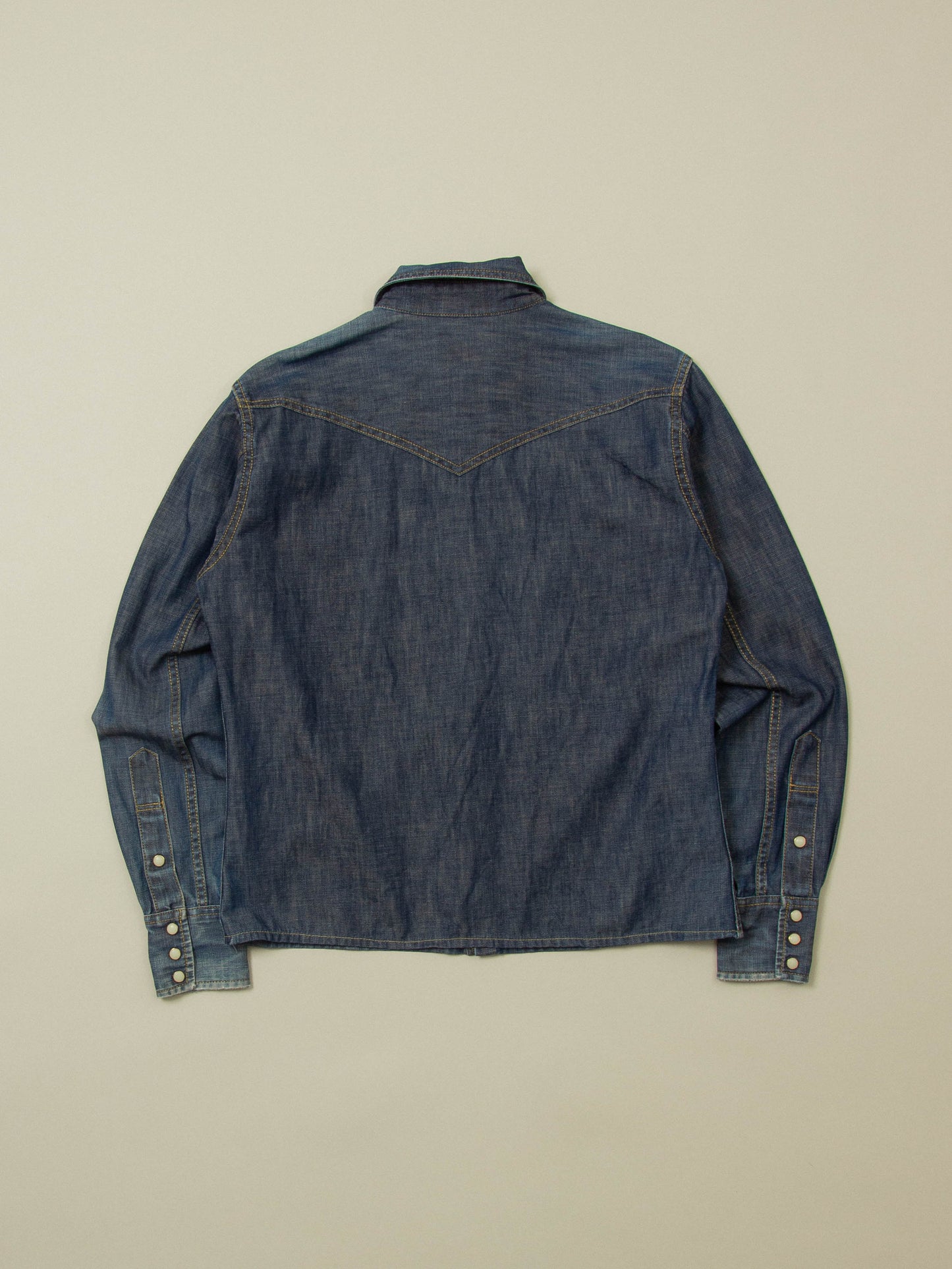 Vtg Levi's Western Denim Shirt (S)