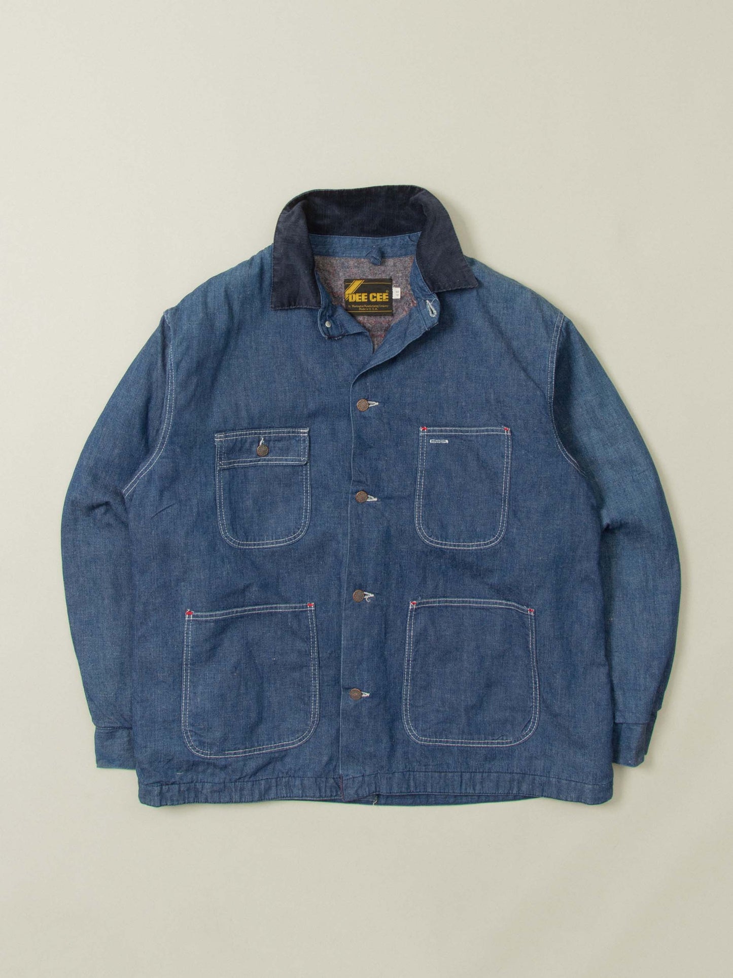Vtg 1970s Dee Cee Chore Loco Jacket – Made in USA (XL)