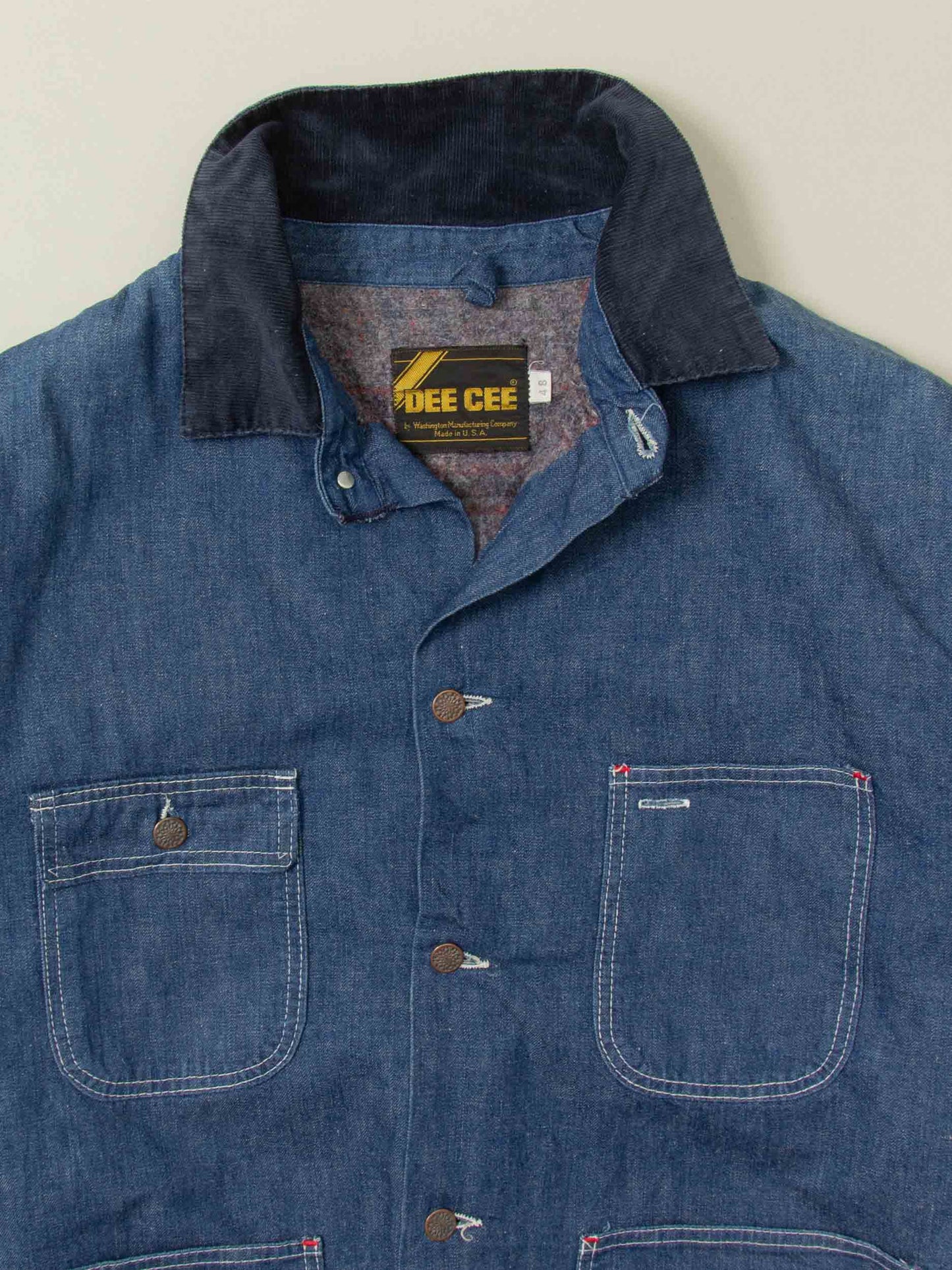 Vtg 1970s Dee Cee Chore Loco Jacket – Made in USA (XL)