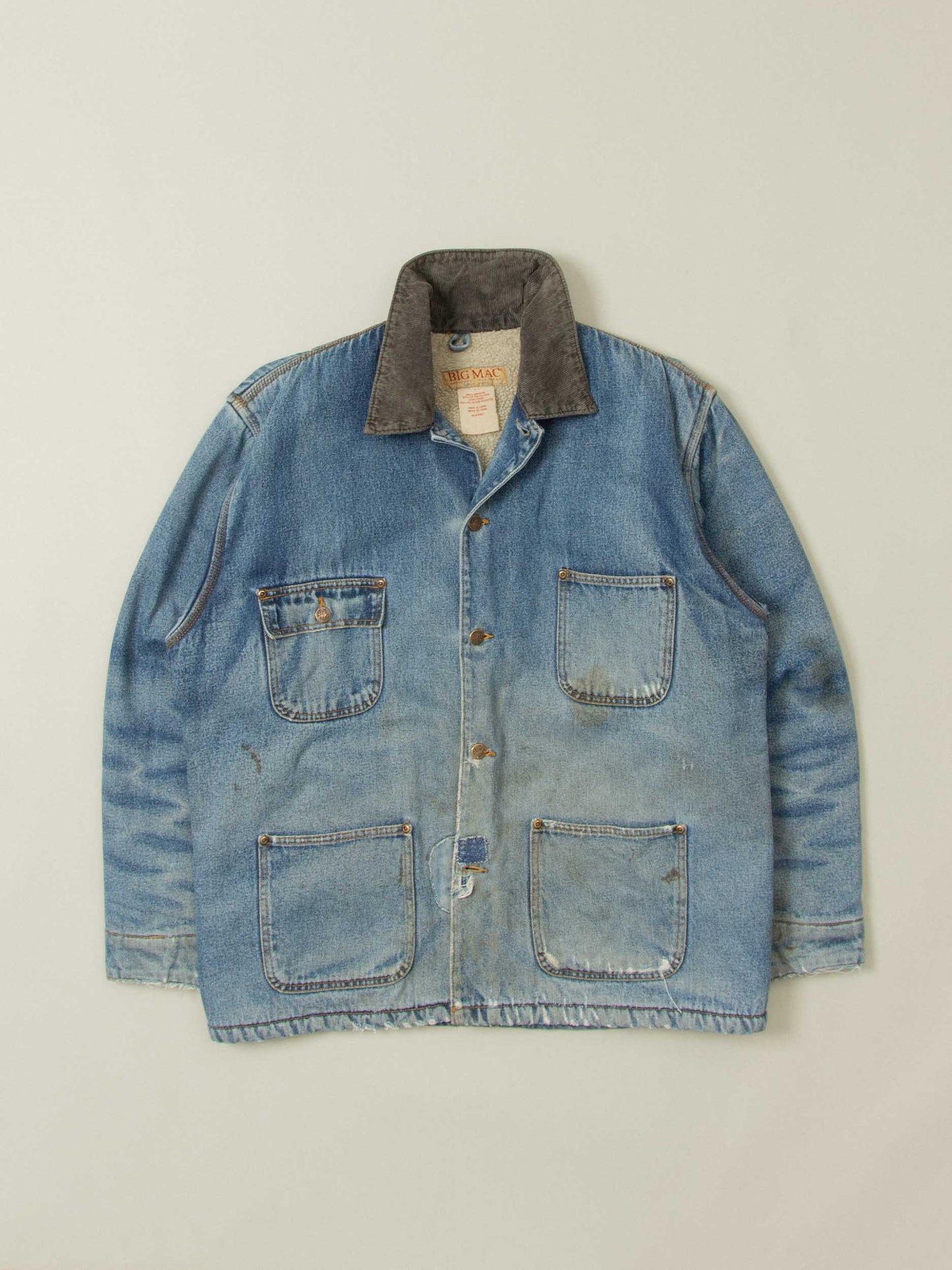 Vtg Sherpa Lined Big Mac Chore Loco Jacket (L)