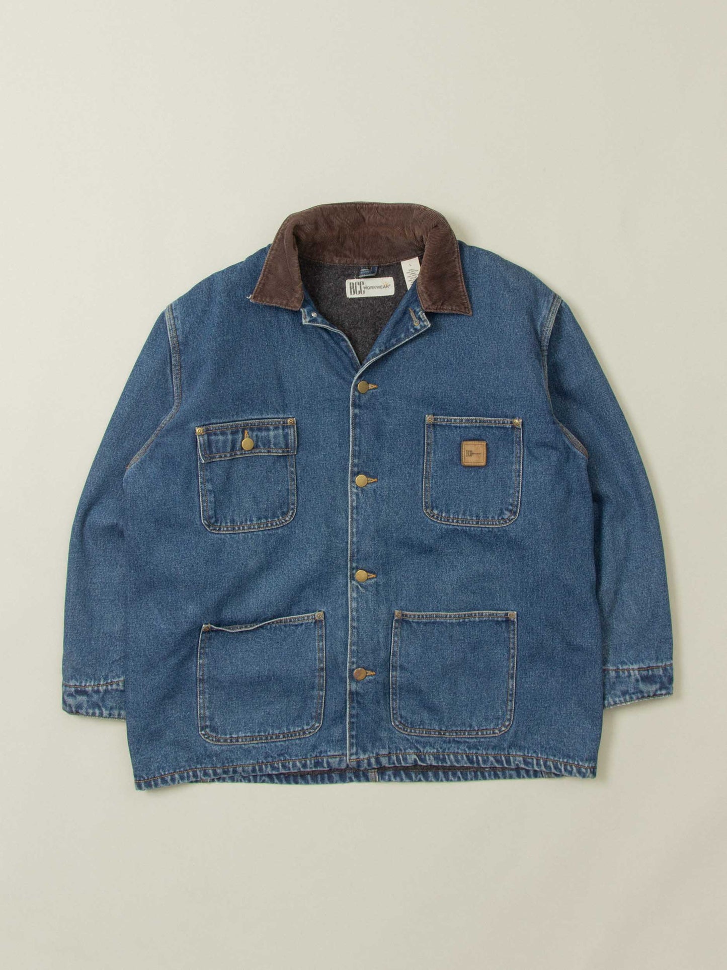 Vtg 1990s Workwear Loco Chore Jacket (L)