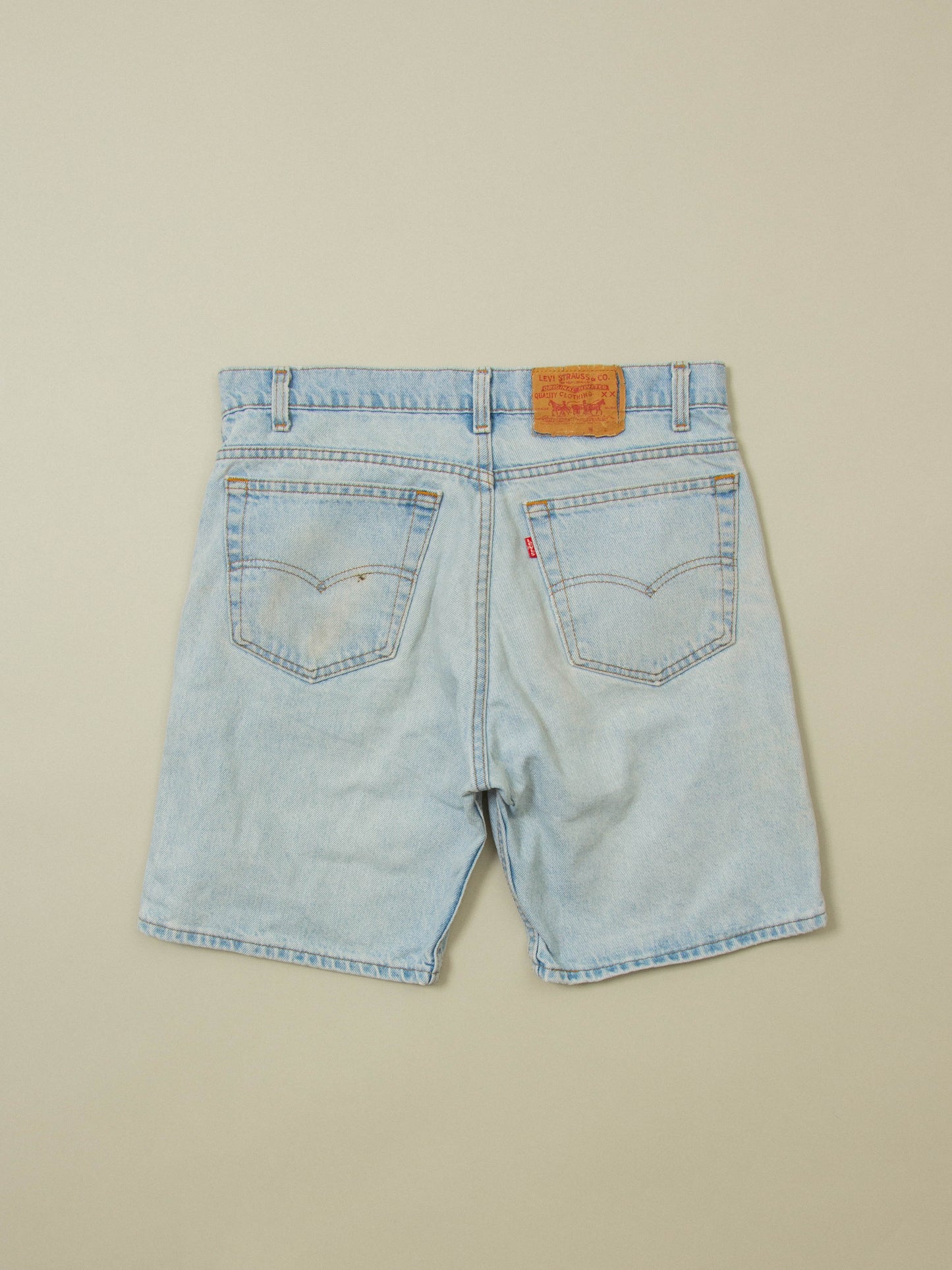 Vtg 1980s Levi's Denim Shorts - Made in USA (34")