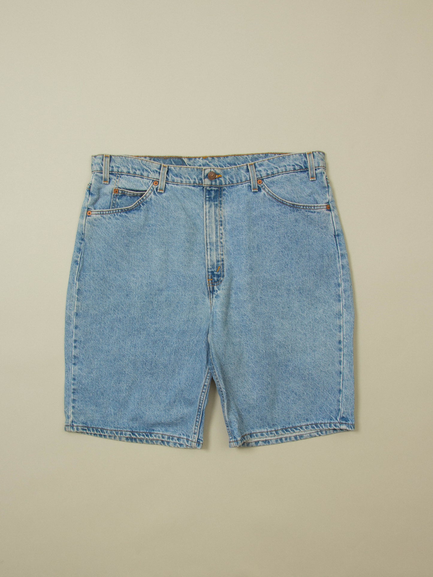 Vtg 1990s Levi's Orange Tab Denim Shorts (40")
