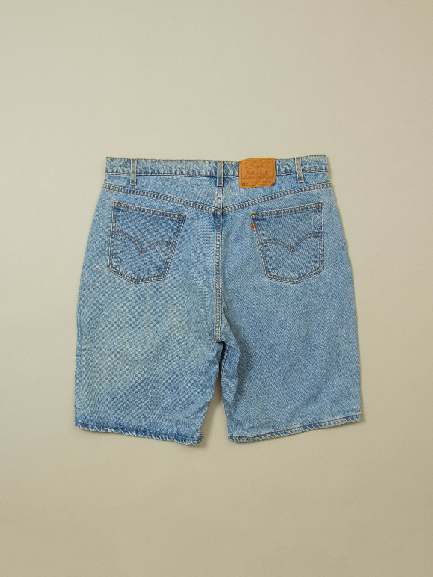Vtg 1990s Levi's Orange Tab Denim Shorts (40")