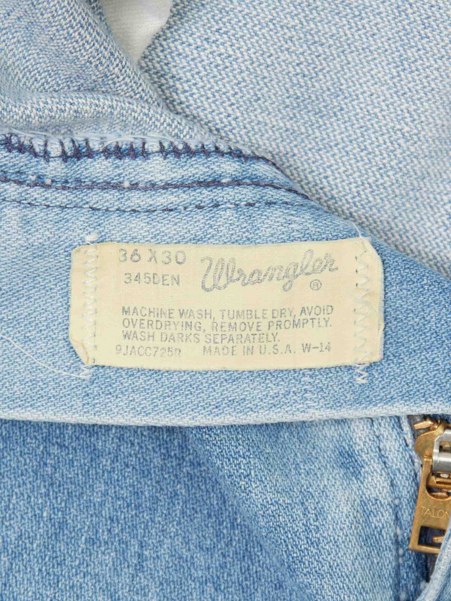 Vtg 1980s Wrangler Bootcut Jeans - Made in USA (34x29)