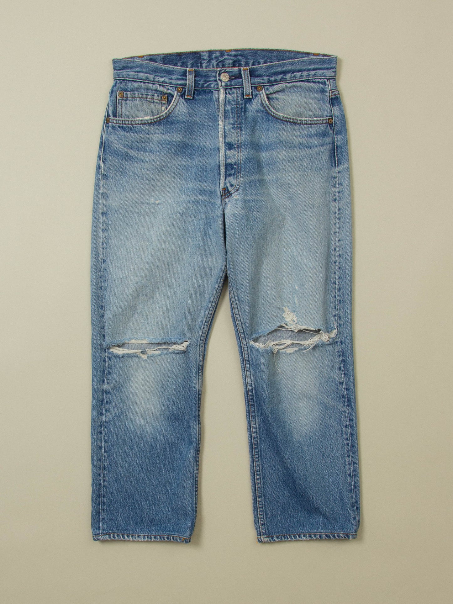 Vtg 1980s Levi's 501 Jeans - Made in USA (32x25)