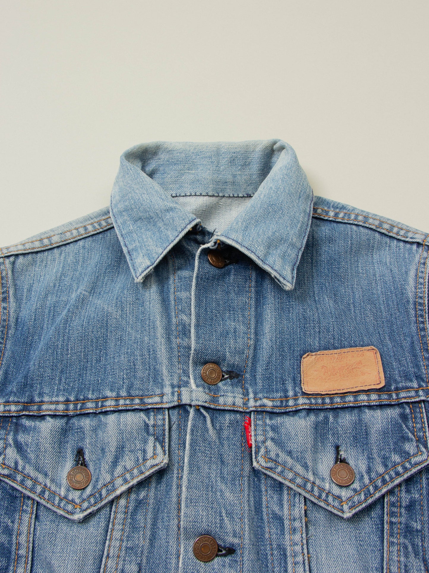 Vtg 1960s Levi's Big E Trucker Denim Jacket (XS)