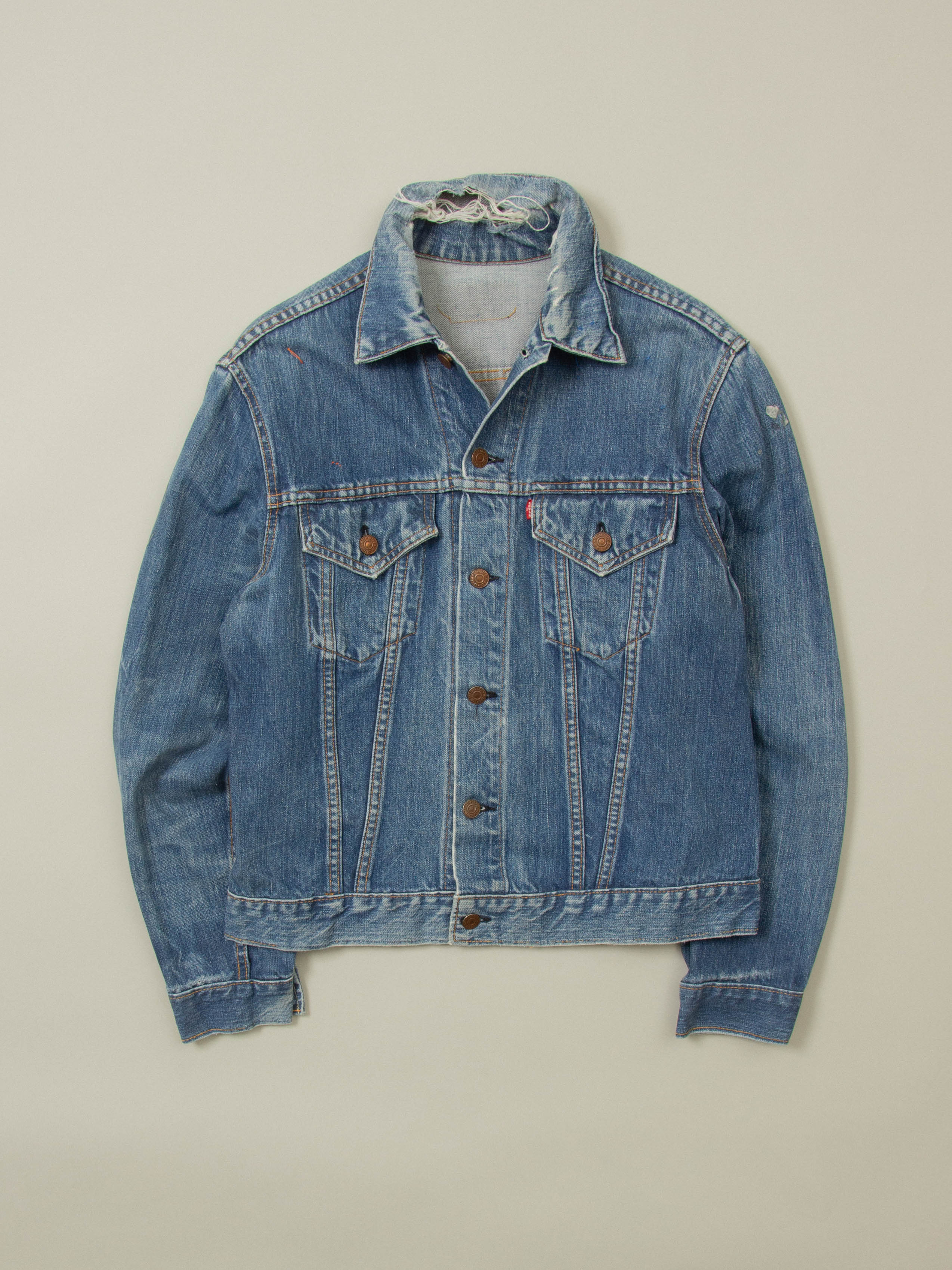 Vtg 1960s Levi's Big E Trucker Denim Jacket (S/M) – Broadway & Sons