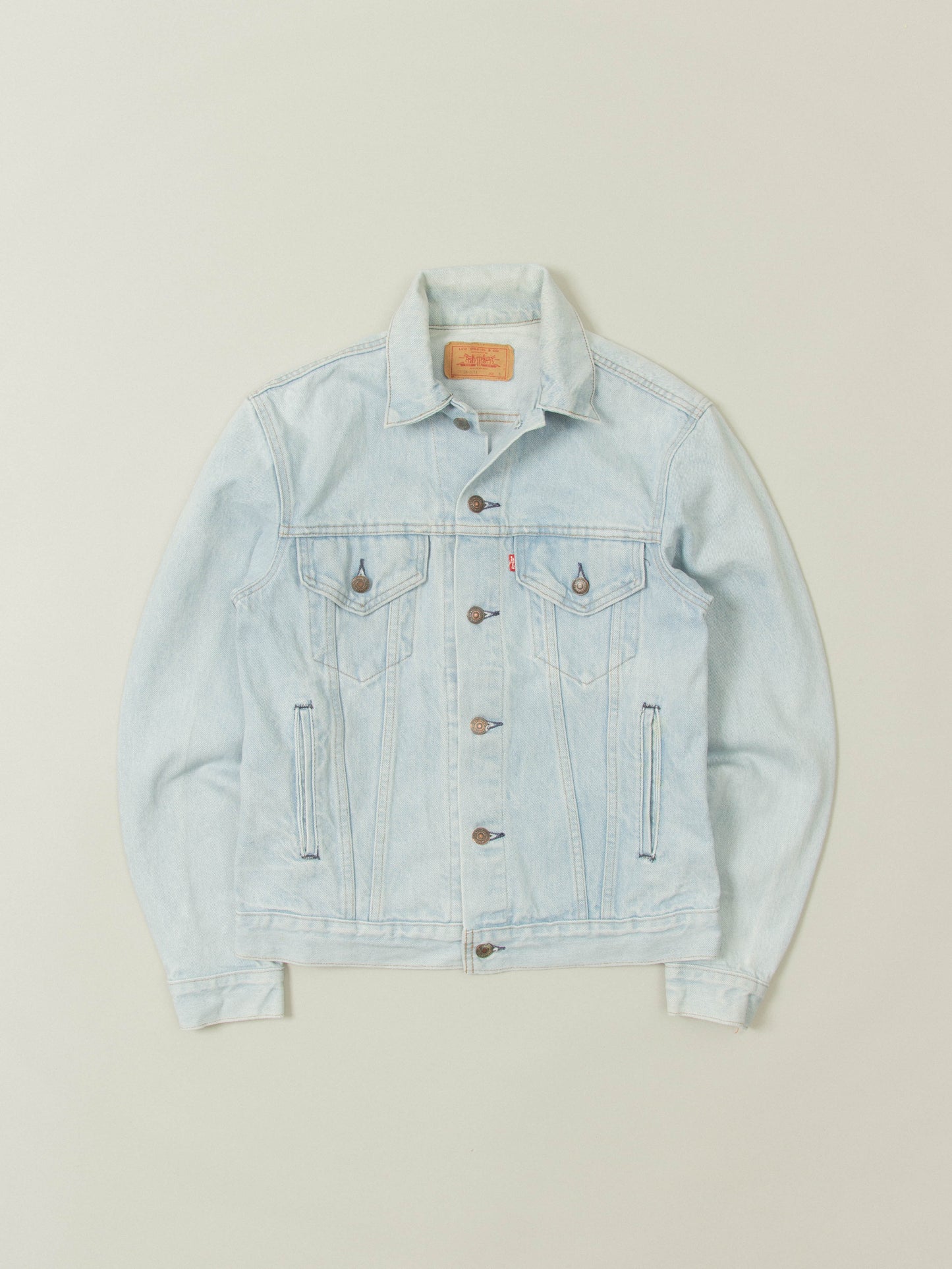 Vtg 1990s Levi's Trucker Denim Jacket - Made in USA (S)