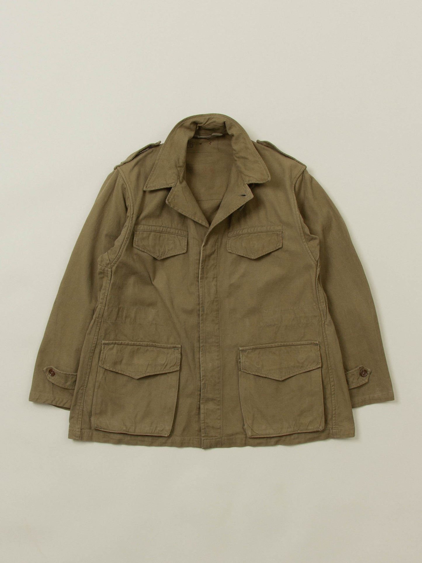 Vtg 1950s French Army M-47 Field Jacket