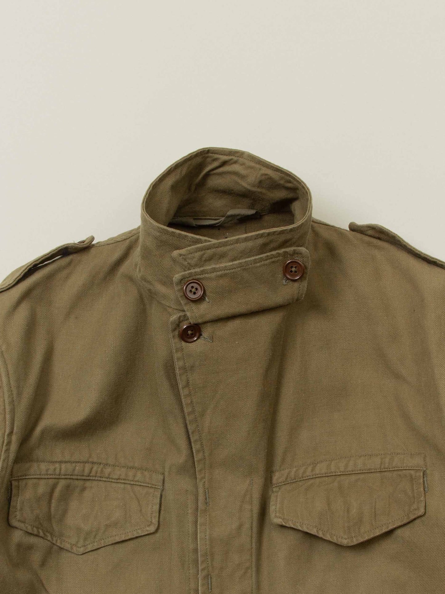 Vtg 1950s French Army M-47 Field Jacket