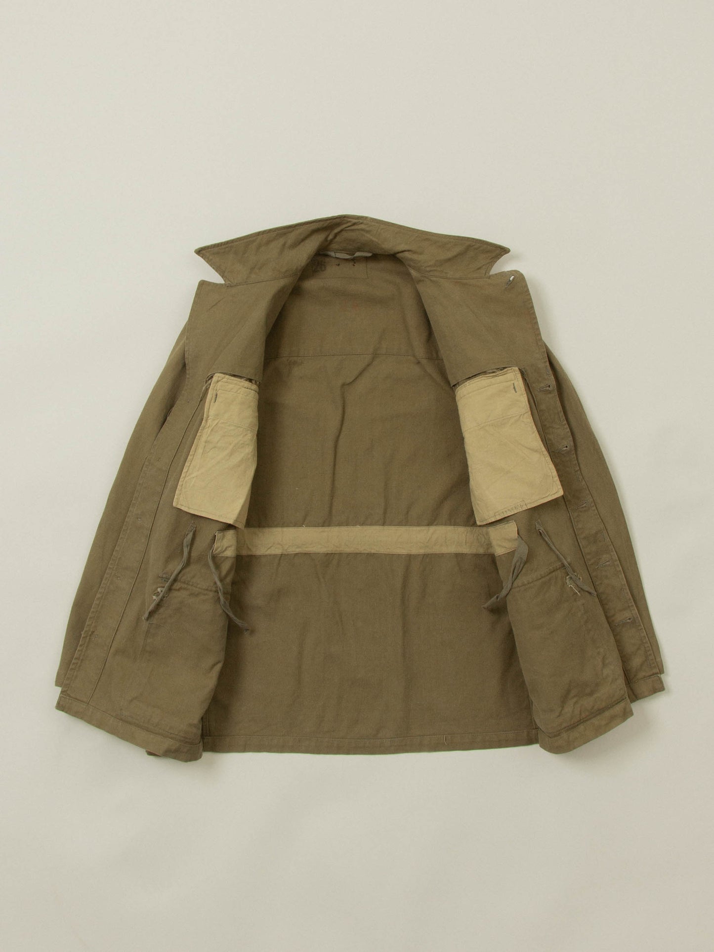 Vtg 1950s French Army M-47 Field Jacket