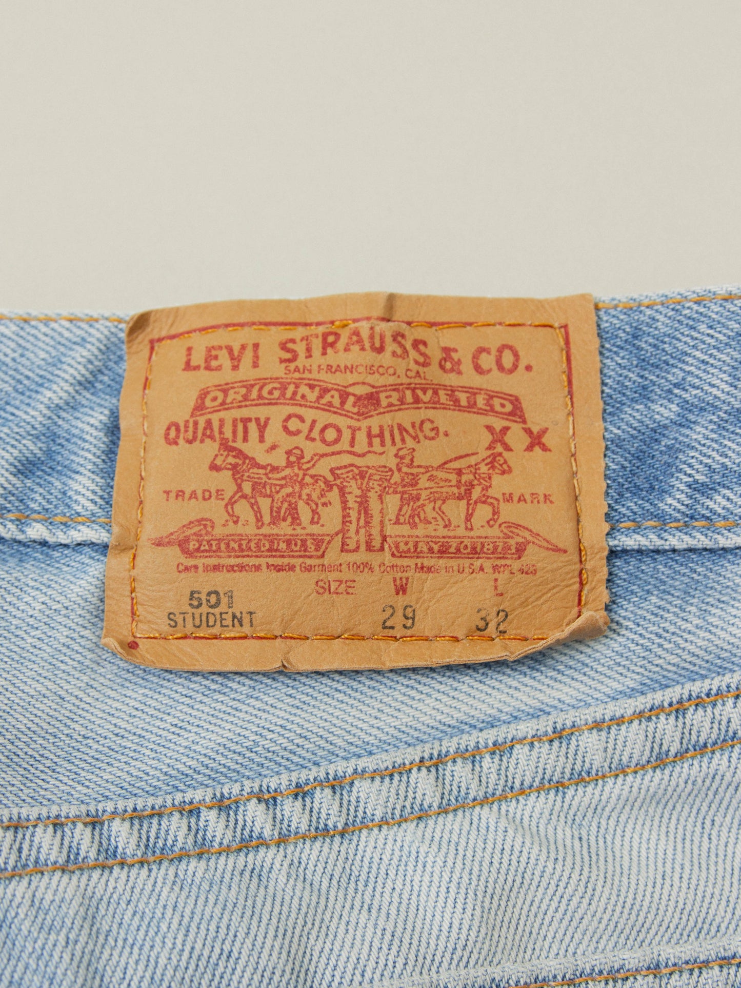 Vtg 1990s Levi's 501 Jeans - Made in USA (28x31)