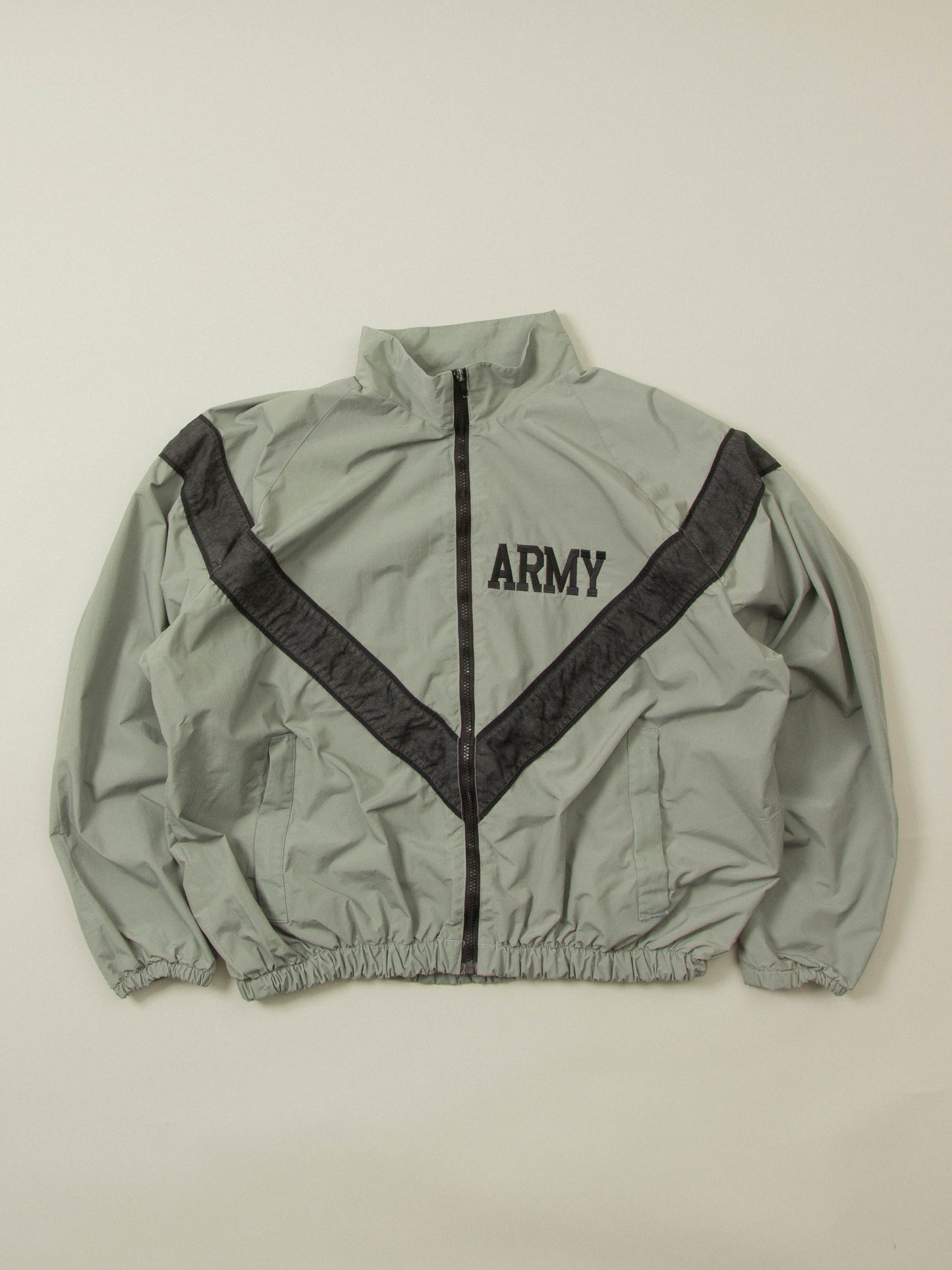 Vtg US Army Physical Training Reflective Windbreaker Jacket