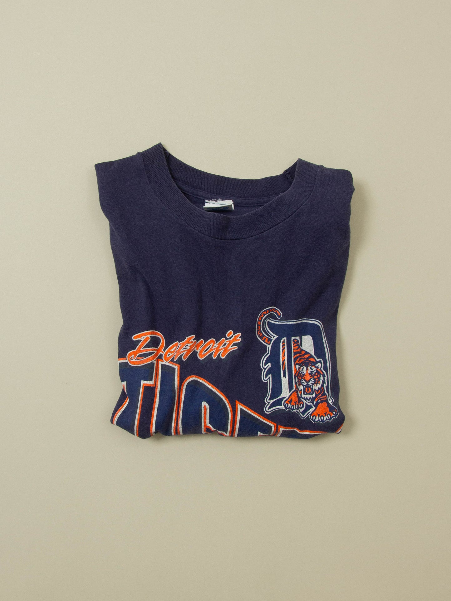 Vtg 1990s Detroit Tigers Single Stitch Tee - Made in USA (XL)