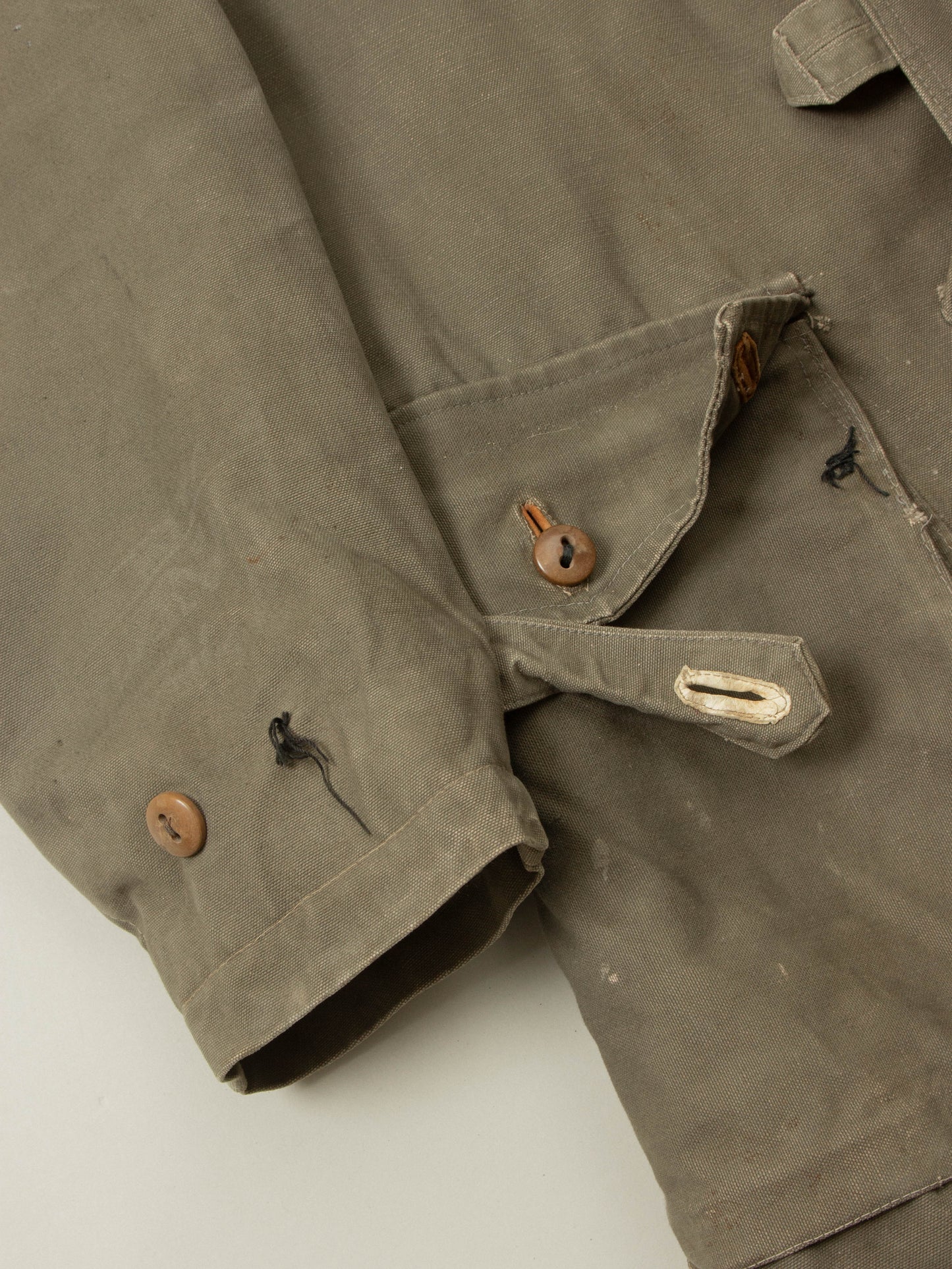 Vtg 1940s Swedish Army Extreme Cold Weather Shearling Coat (L)