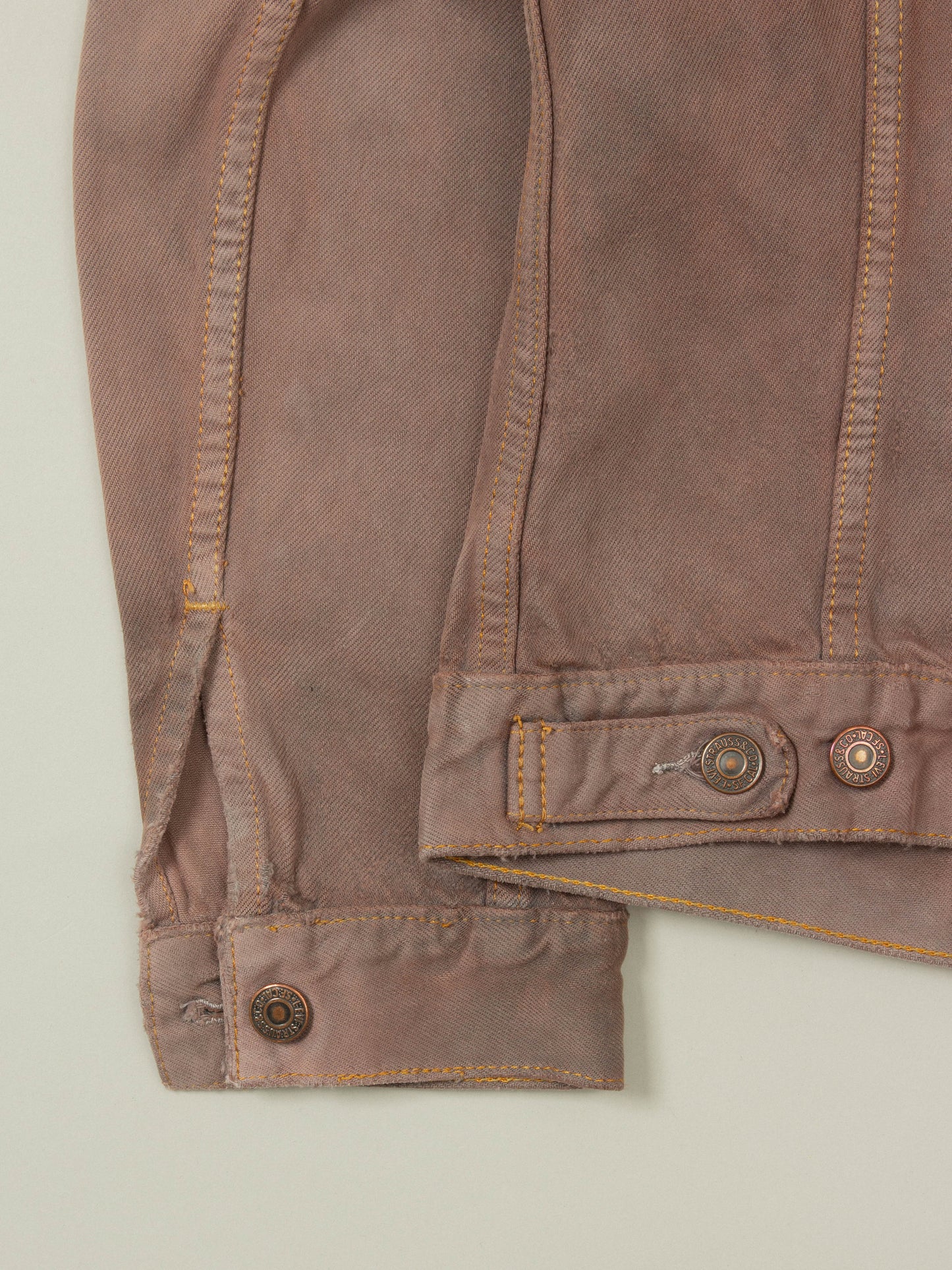 Vtg 1990s Dyed Levi's Denim Trucker Jacket (S)