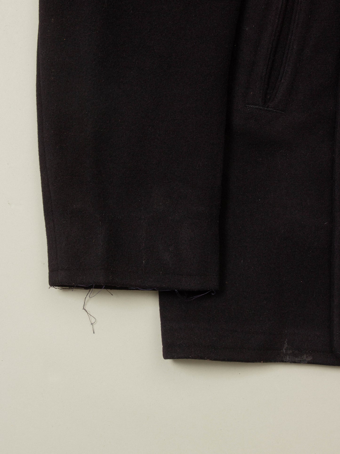 Vtg 1970s US Navy Wool Peacoat - Made in USA (S)