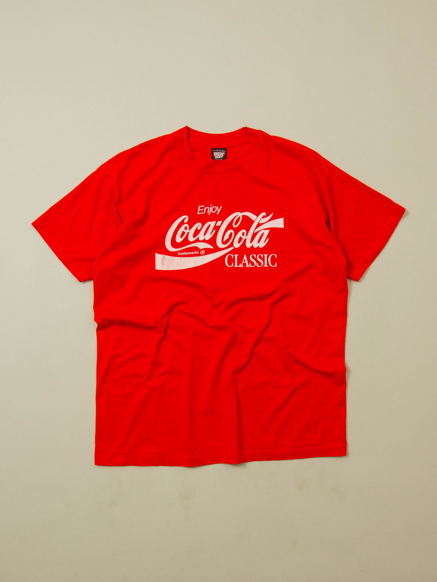Vtg 1980s Coca Cola Single Stitch Tee - Made in USA (XL)