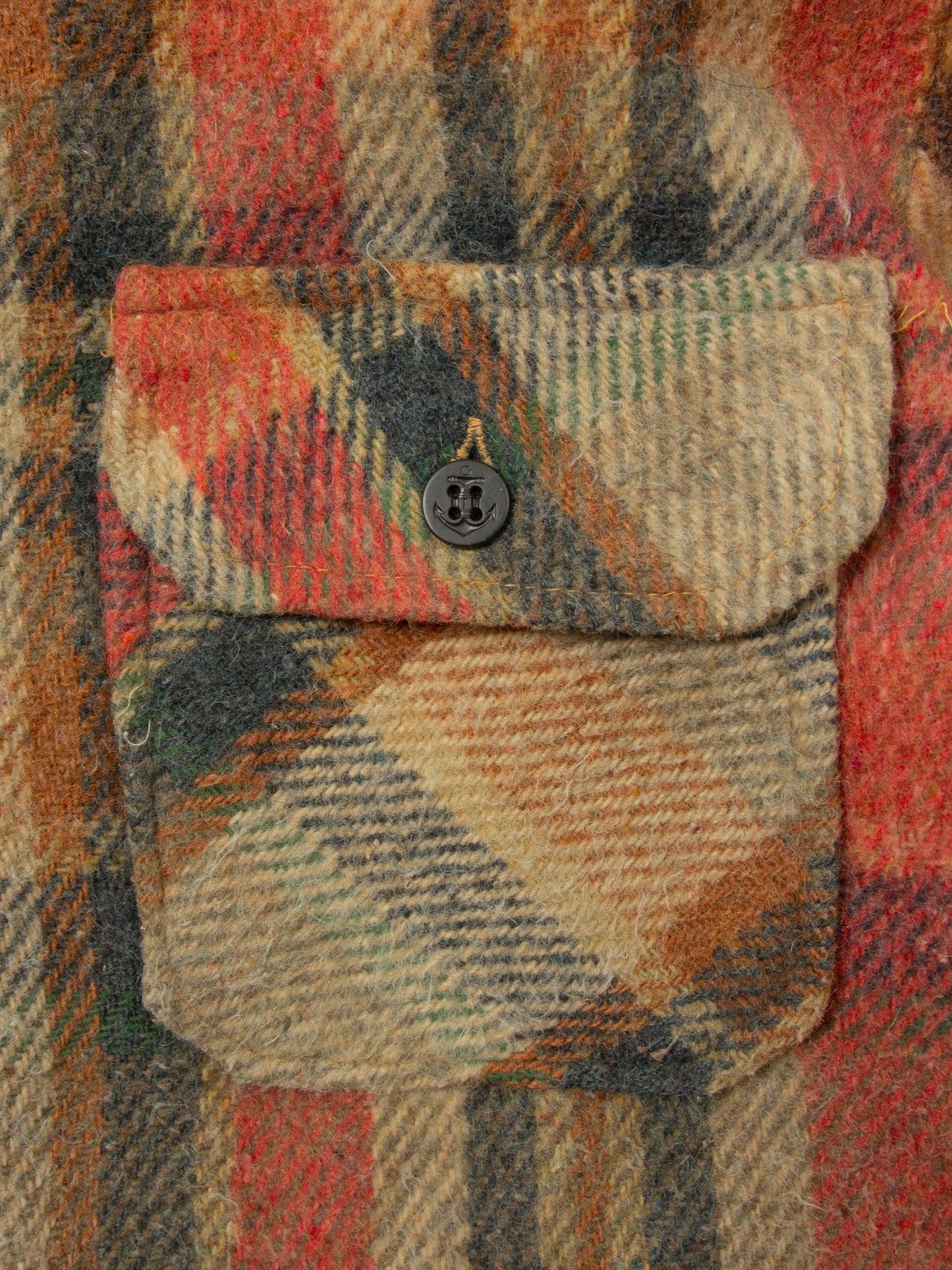 Vtg 1970s Lined CPO Shirt/ Jacket (M)