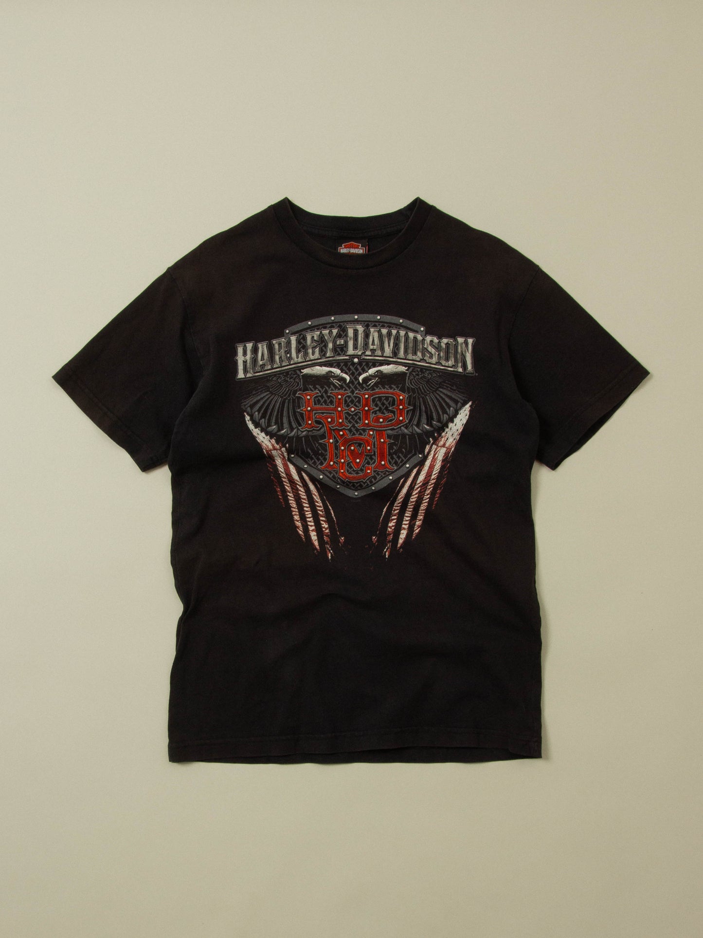 Vtg 1990s Harley Davidson Boston Tee - Made in USA (M)