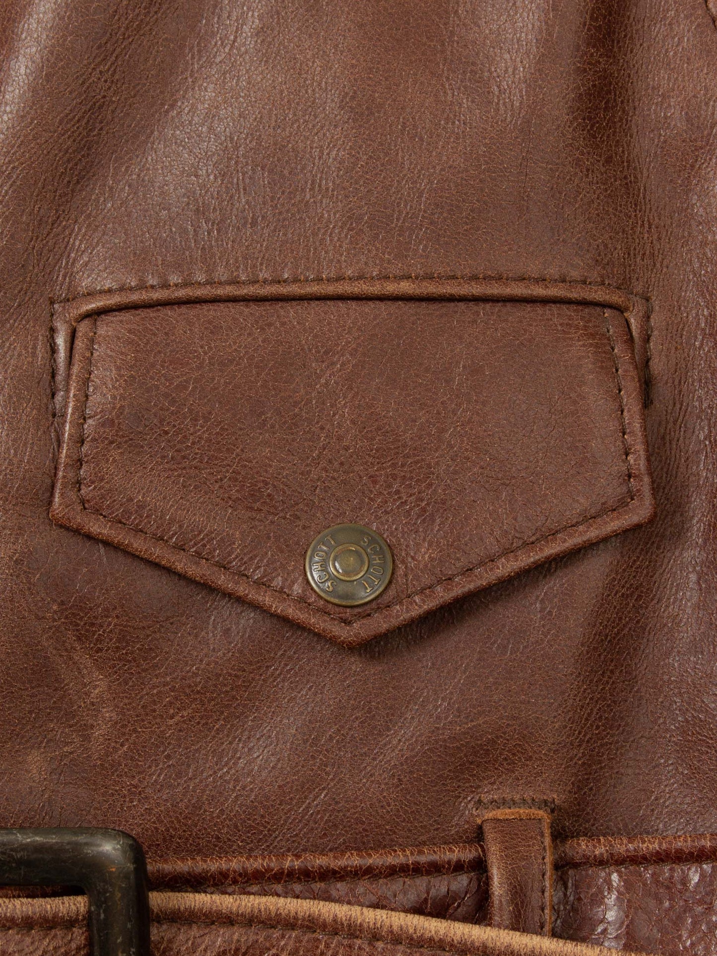 NOS Schott Perfecto Leather Jacket - Made in USA (M)