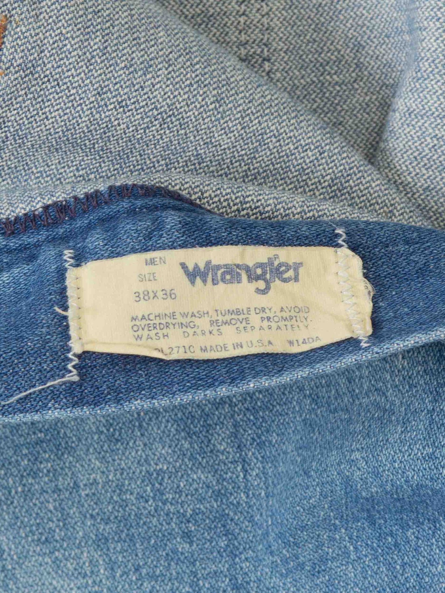 Vtg 1980s Wrangler Jeans - Made in USA (38x35)