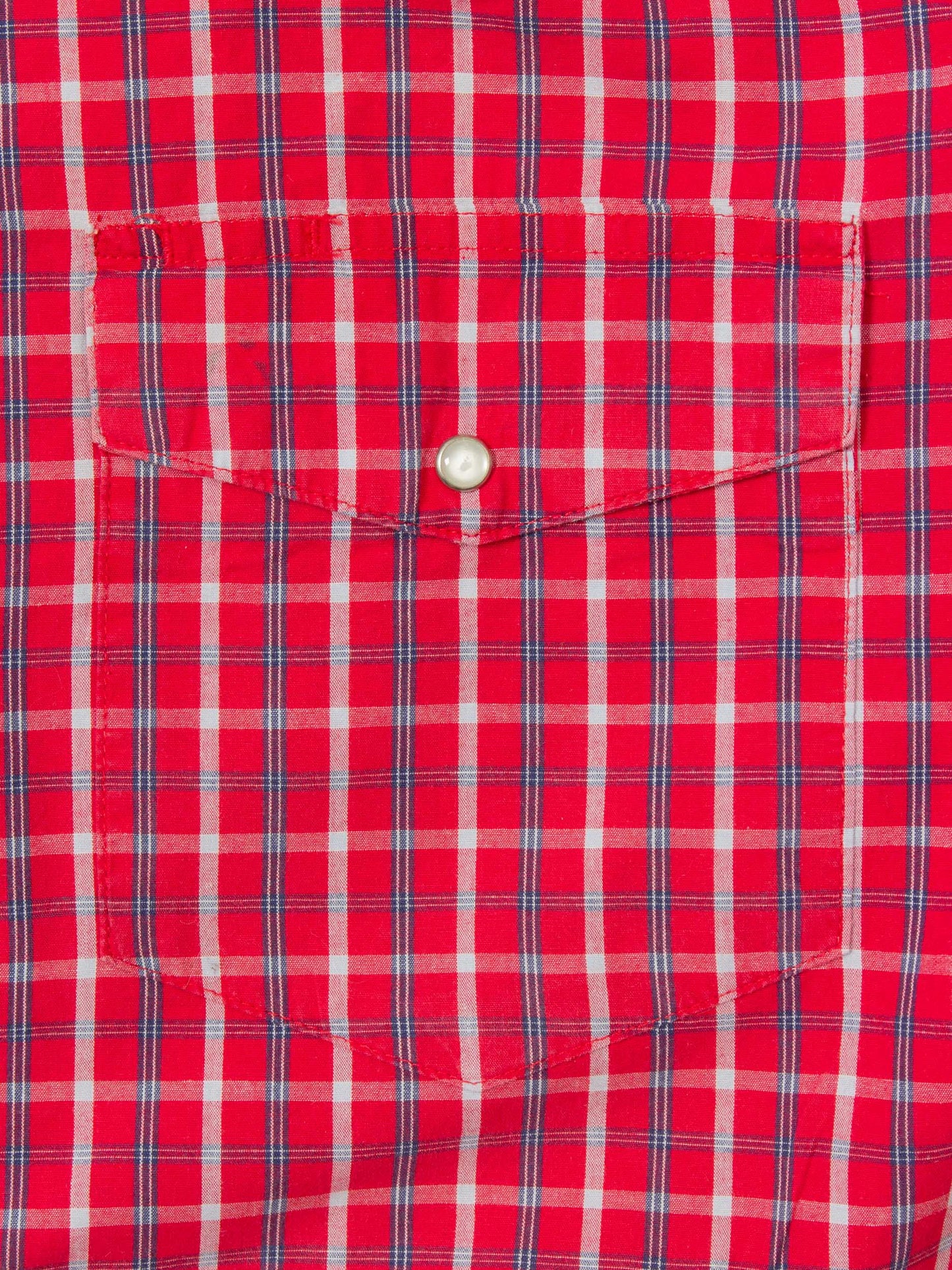 Vtg 1990s Checkered Wrangler Western Shirt (XL)