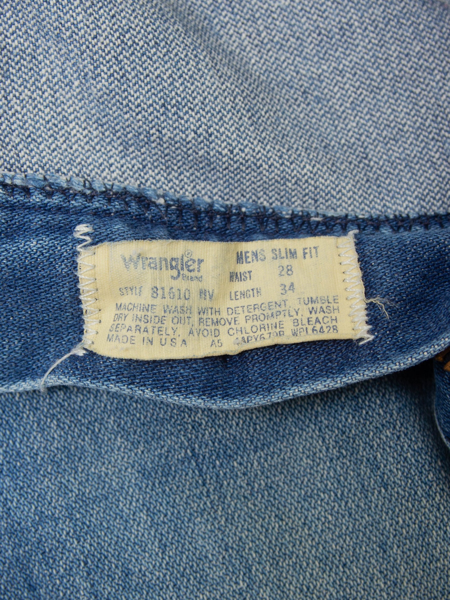 Vtg 1980s Wrangler Bootcut Jeans - Made in USA (28x34)