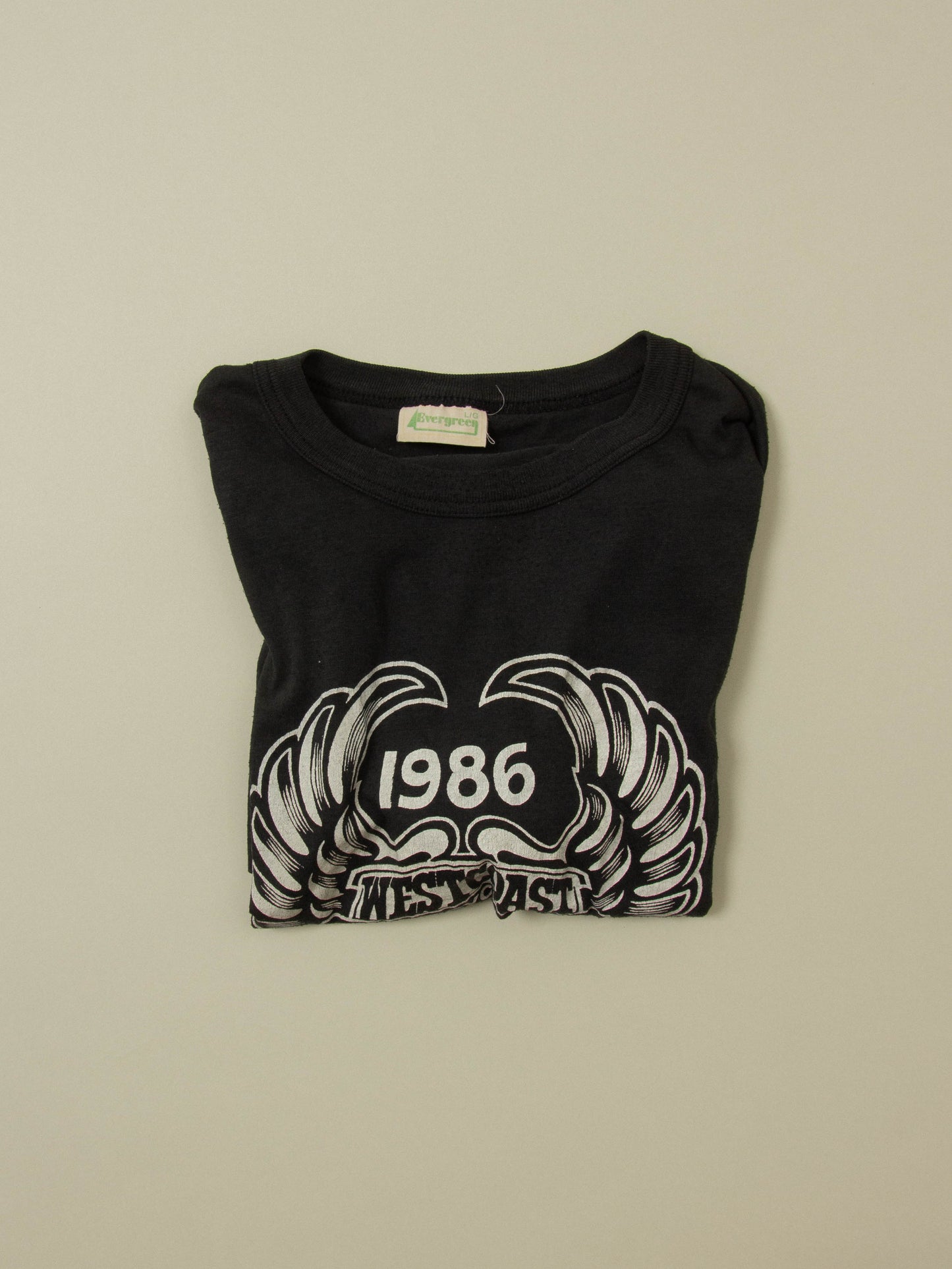 Vtg 1980s 'Motorcycle Show' Single Stitch Tee - Made in Canada (M)