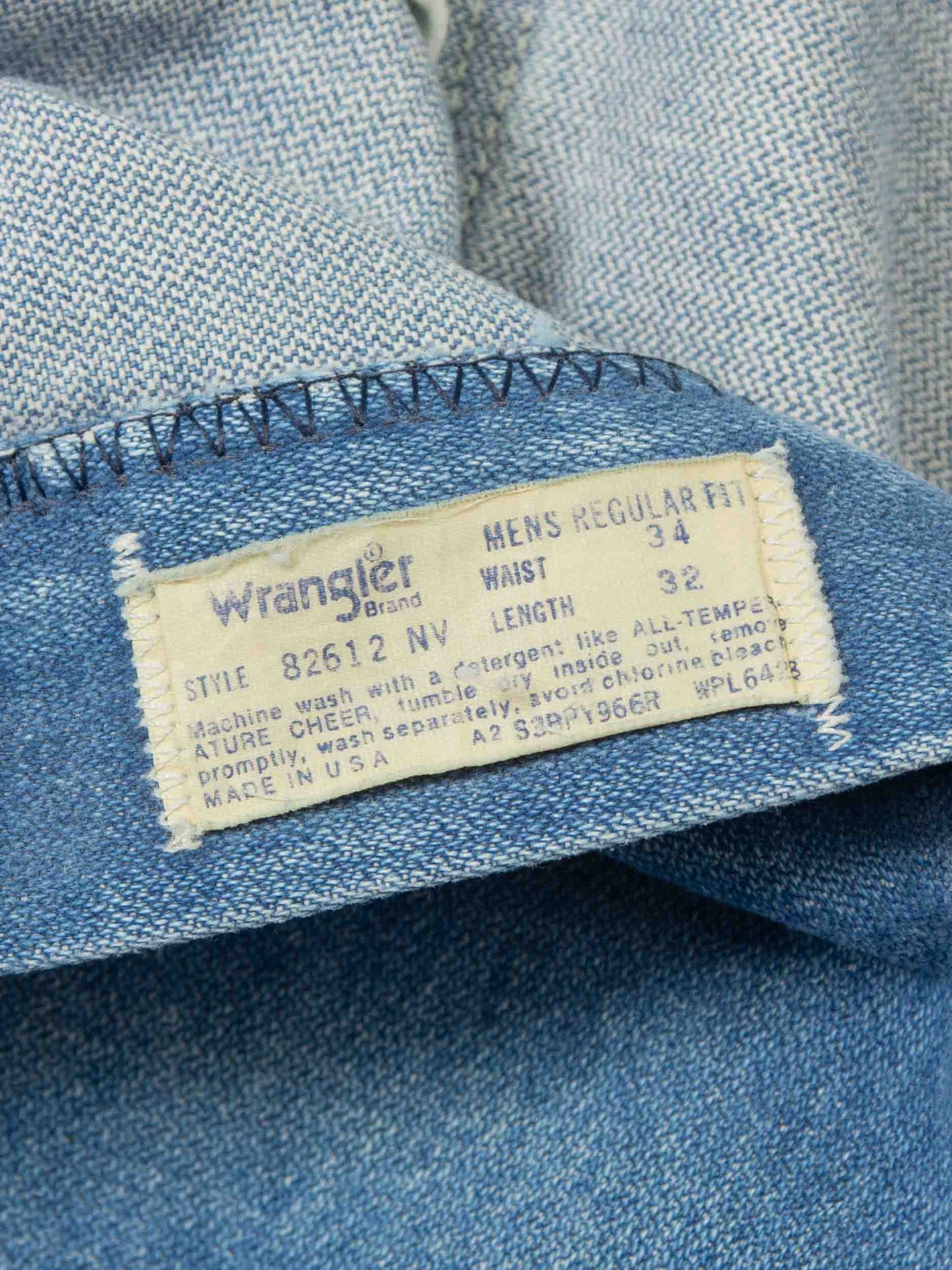 Vtg 1980s Wrangler Jeans - Made in USA (34x32)