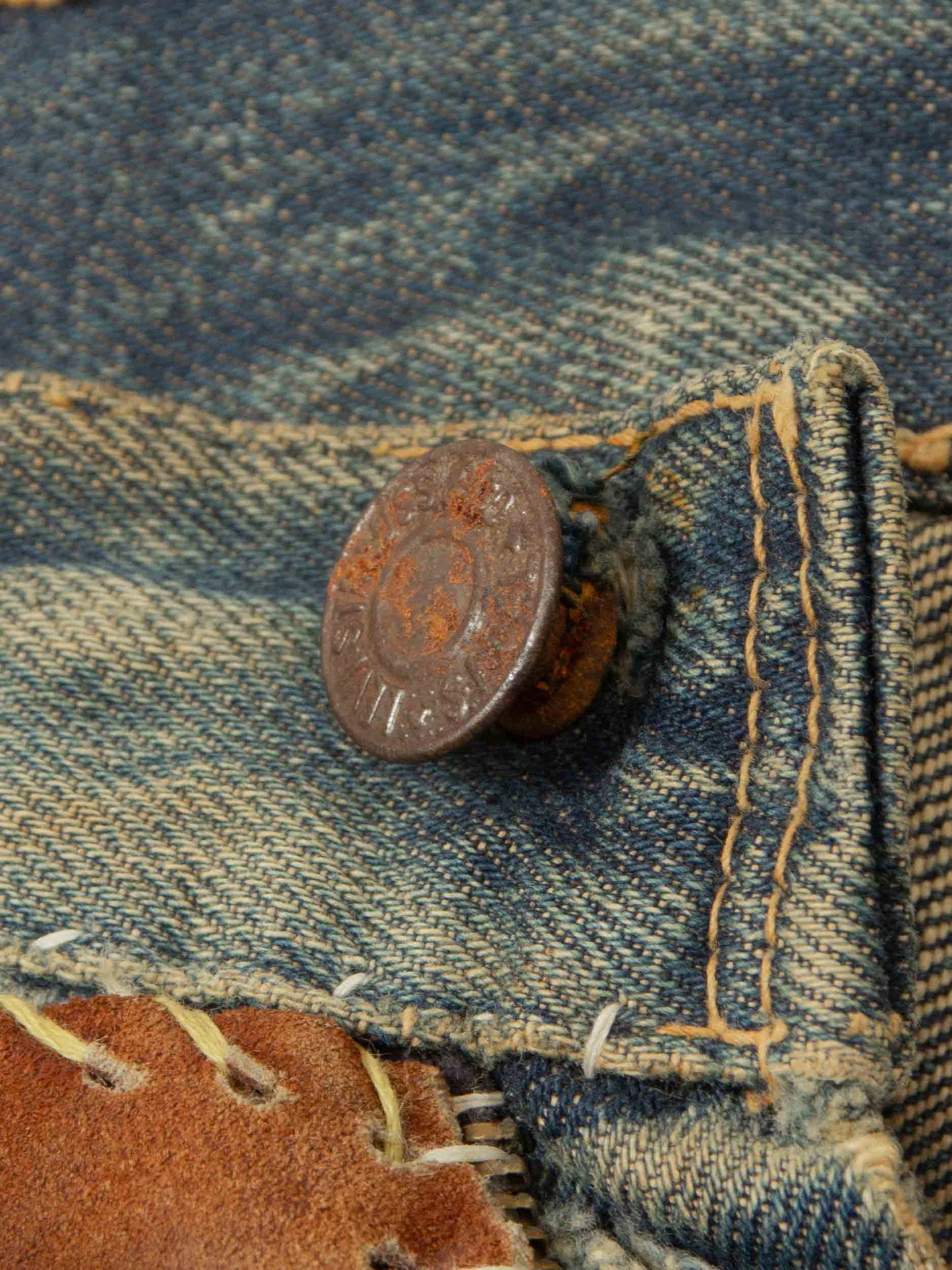 Vtg 1960s Patchwork Selvedge Levi's 505 - Made in USA (28x31)