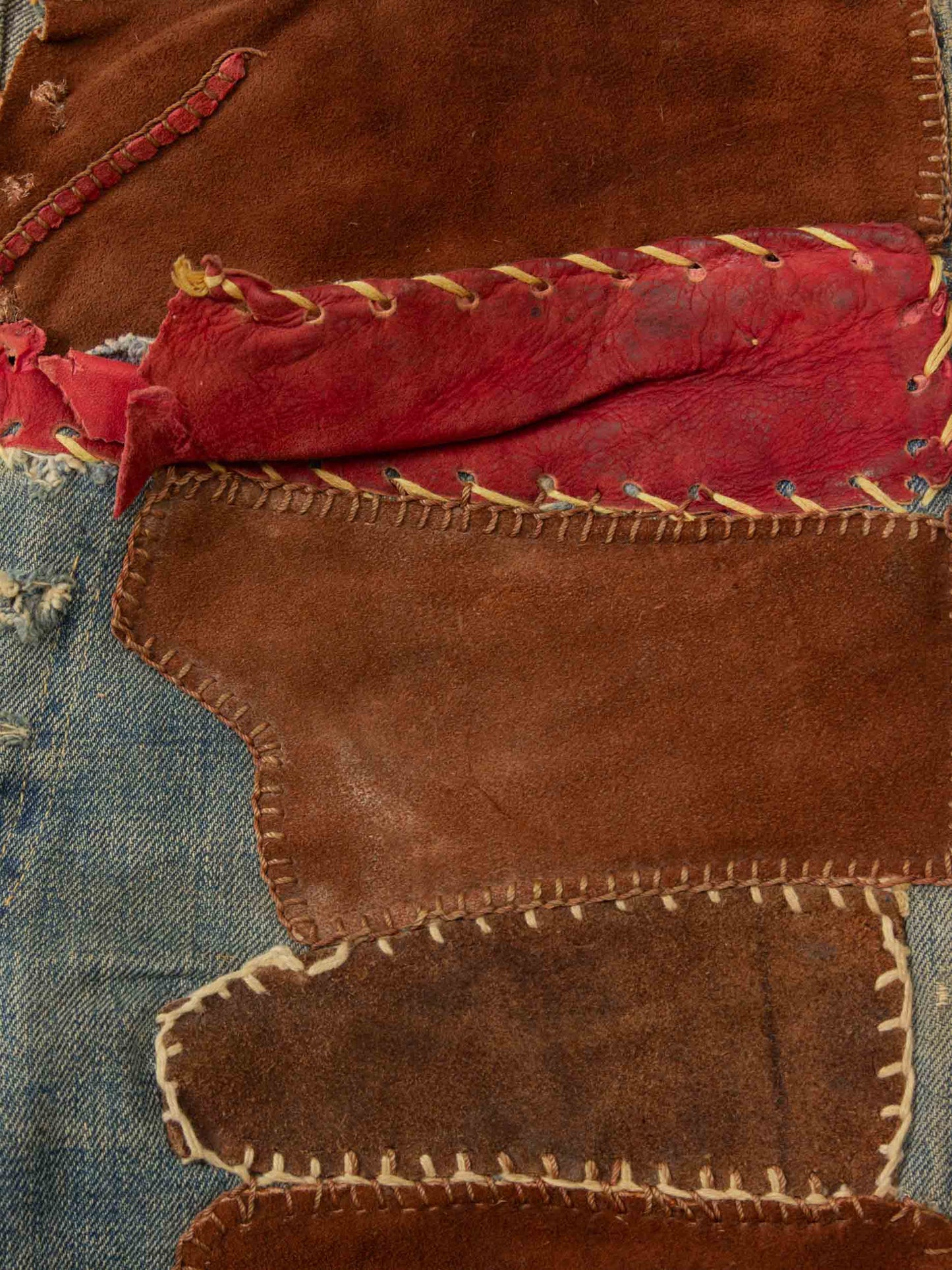 Vtg 1960s Patchwork Selvedge Levi's 505 - Made in USA (28x31)