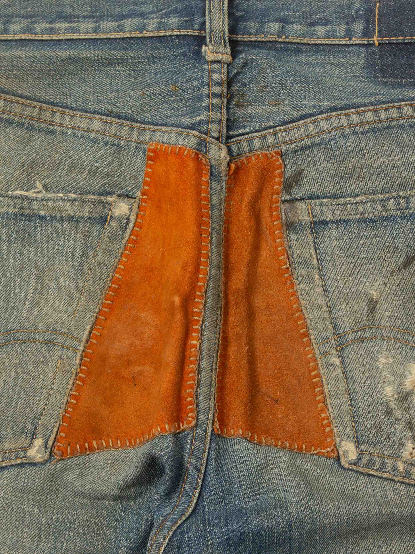 Vtg 1960s Patchwork Selvedge Levi's 505 - Made in USA (28x31)