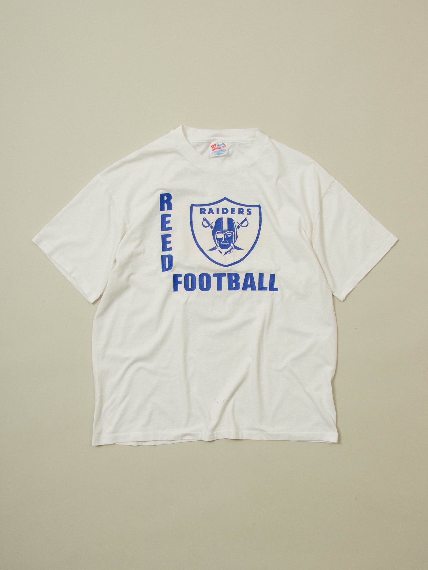 Vtg 1990s Raiders Football Single Stitch Tee - Made in USA (XL)