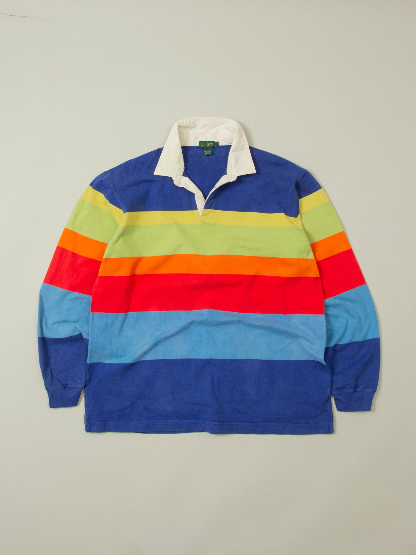 Vtg 1990s 'J Crew' Rugby Shirt (XL)