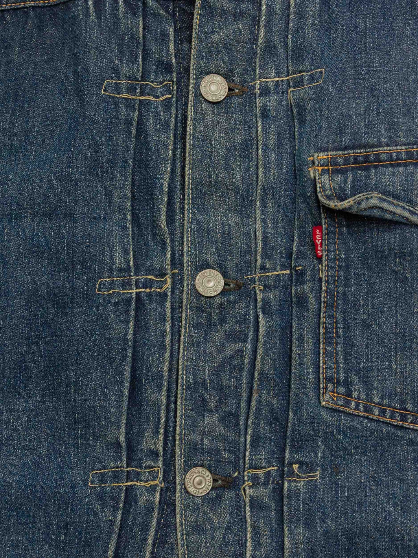 Vtg 1940s Levi's 506XX Type 1 Big E Denim Jacket (XS/S)